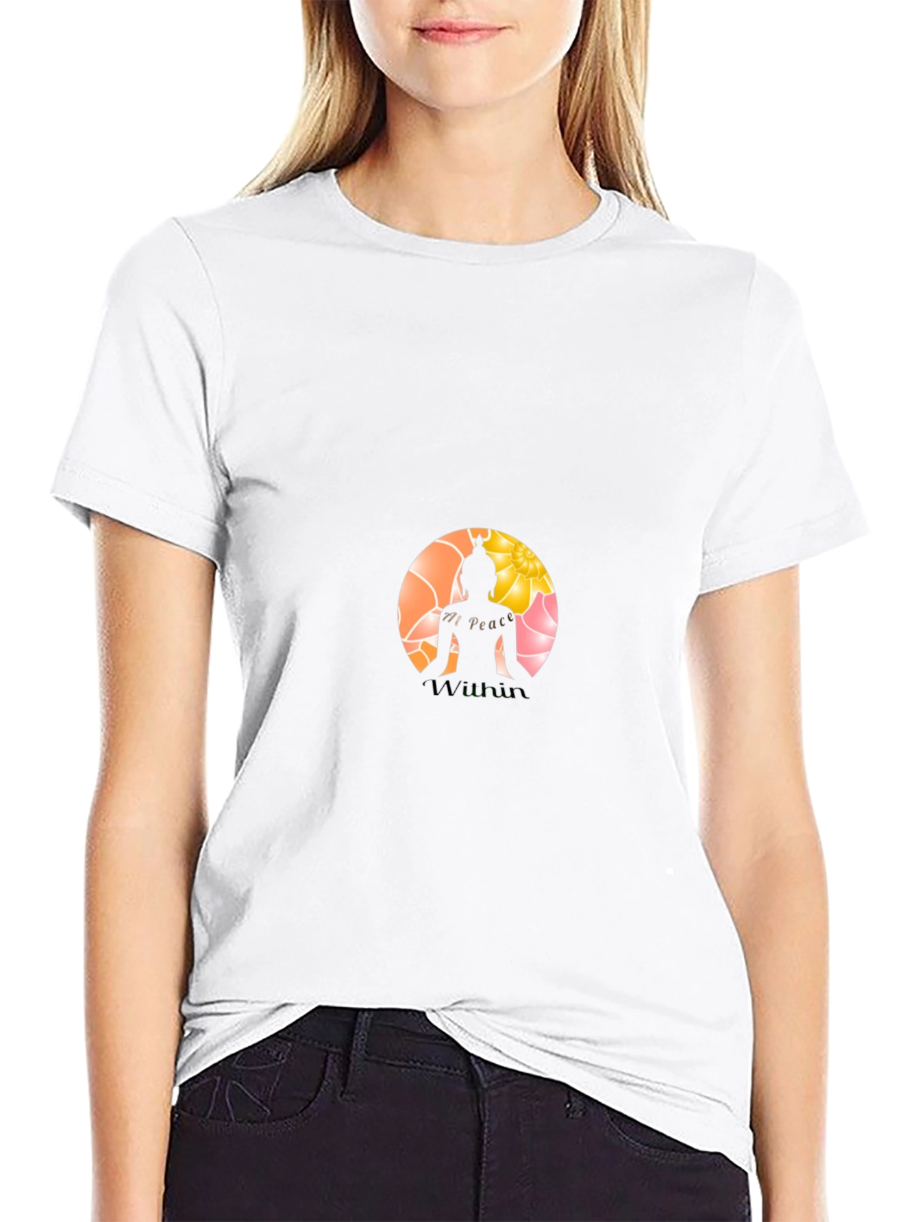 Enlightened Within T-Shirt - Meditative Design