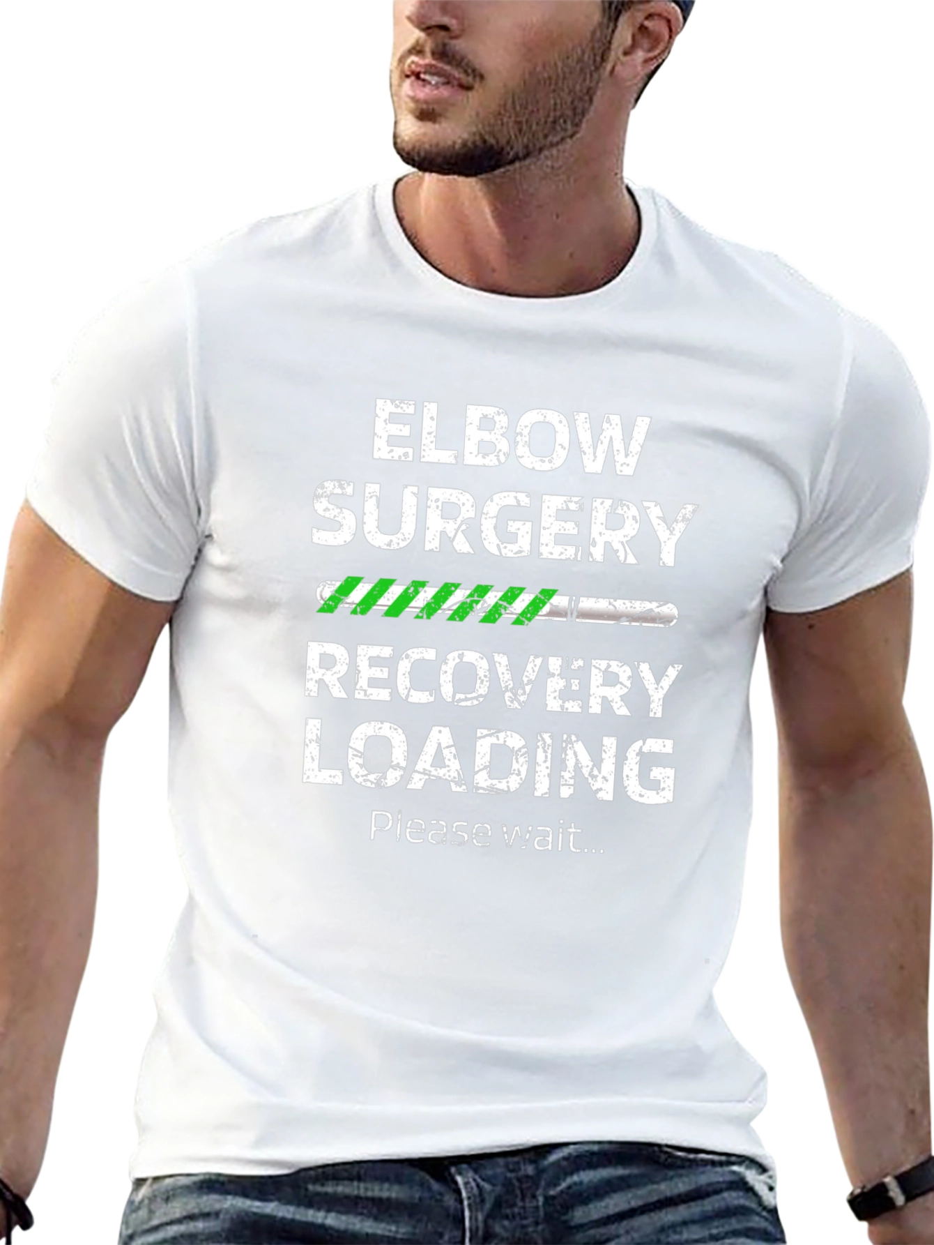 Elbow Surgery Recovery Loading T-Shirt