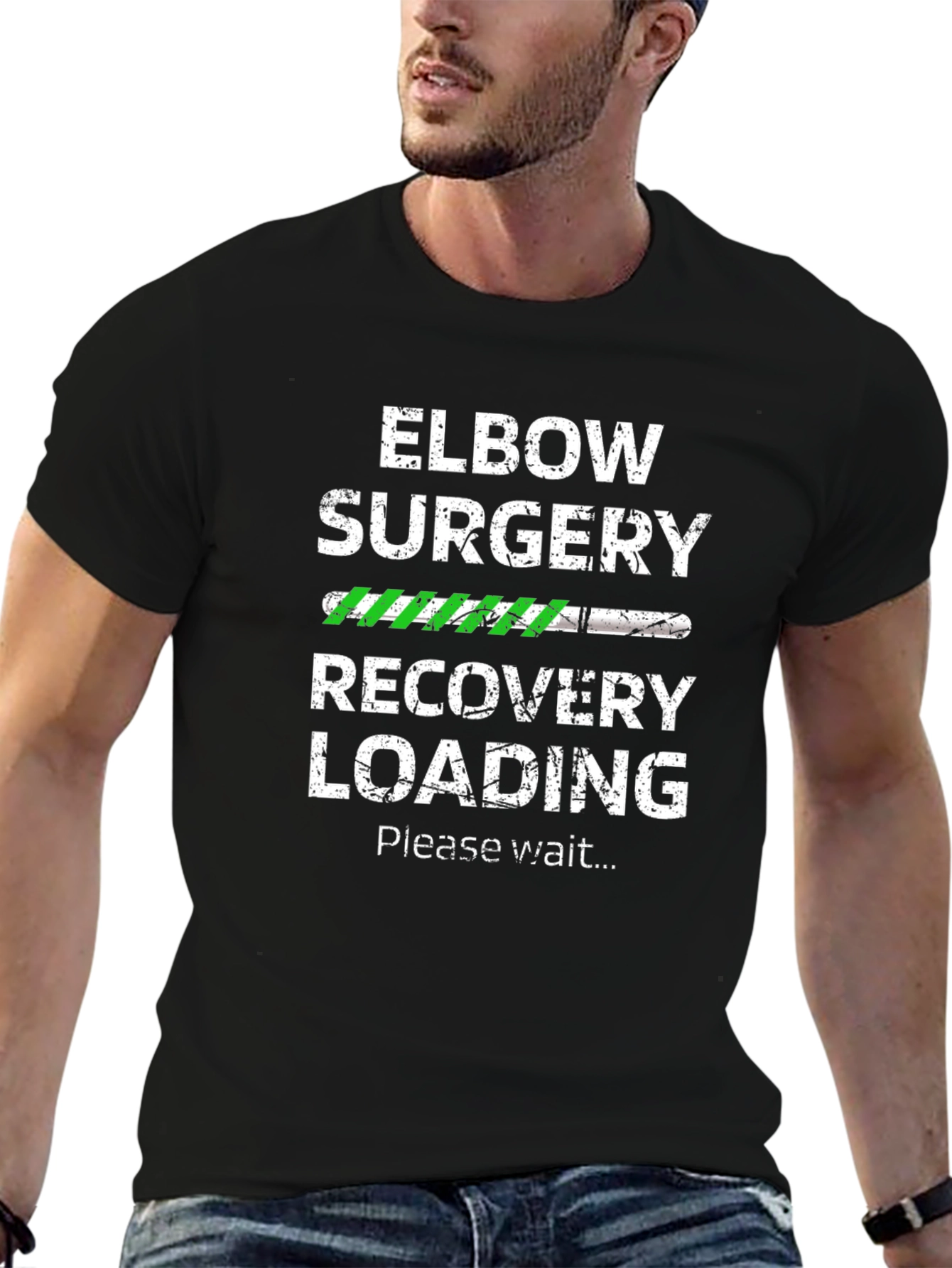 Elbow Surgery Recovery Loading T-Shirt