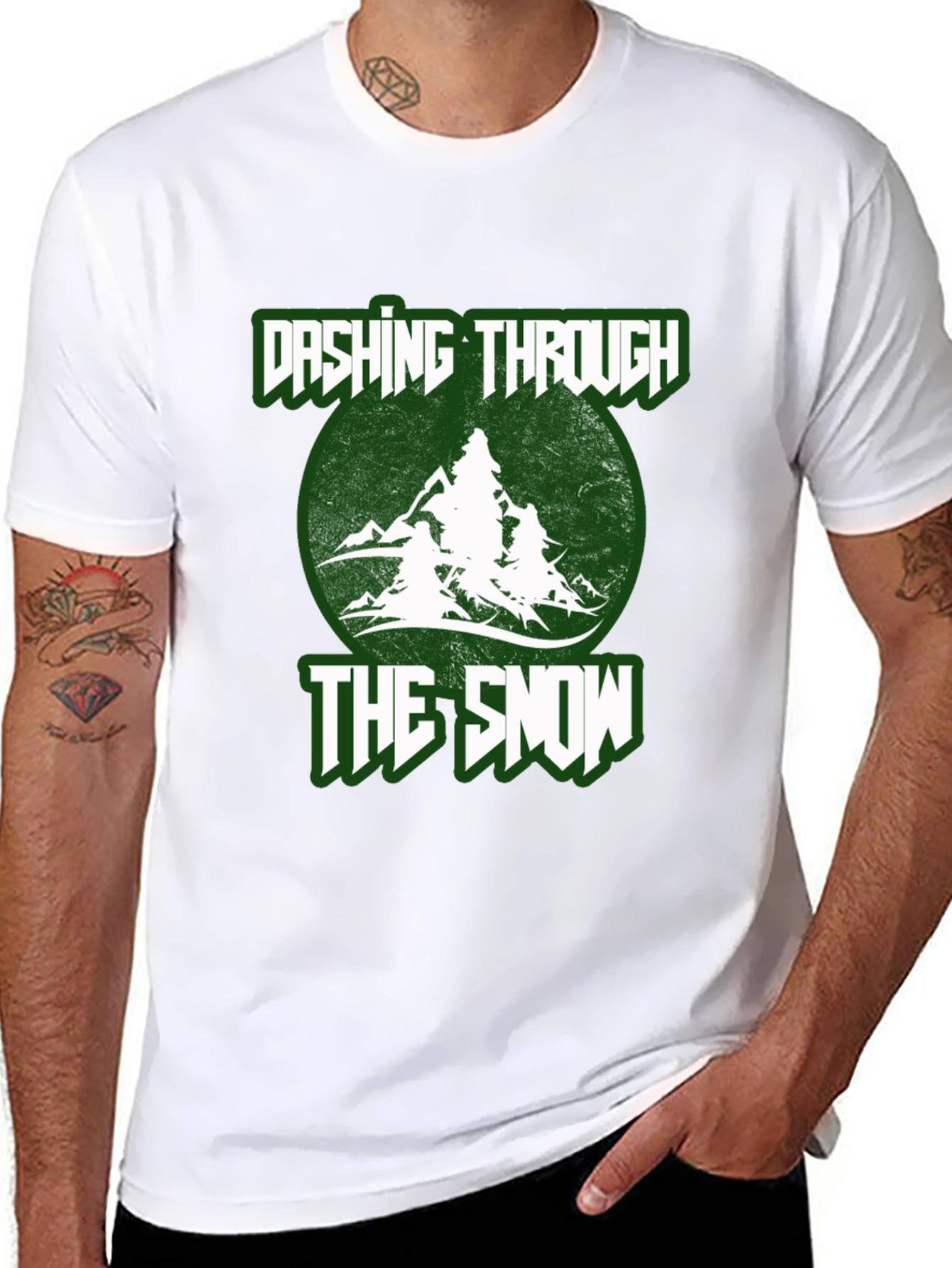 Dashing Through The Snow Holiday T-Shirt