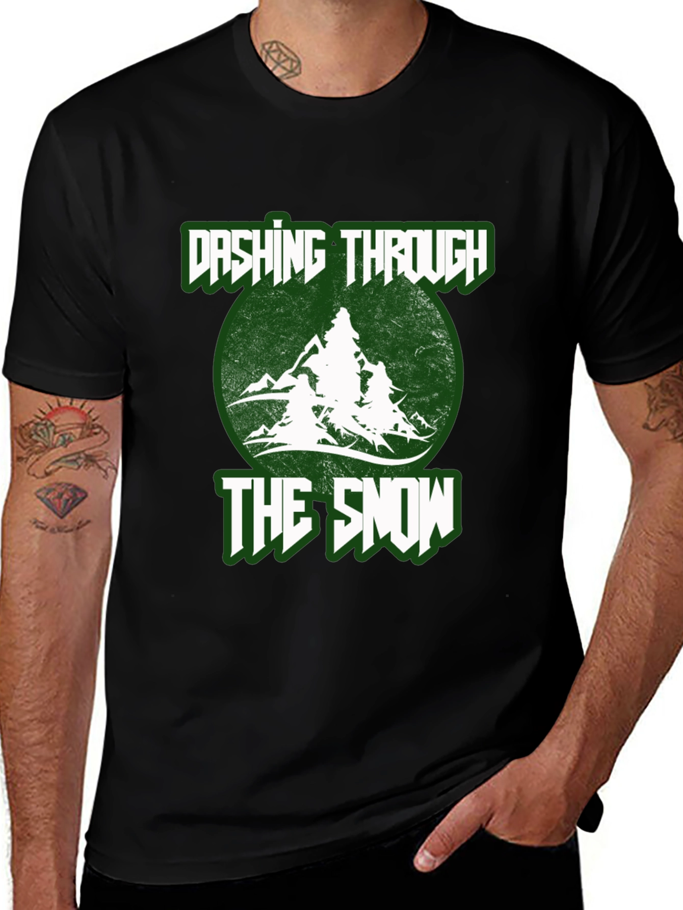 Dashing Through The Snow Holiday T-Shirt