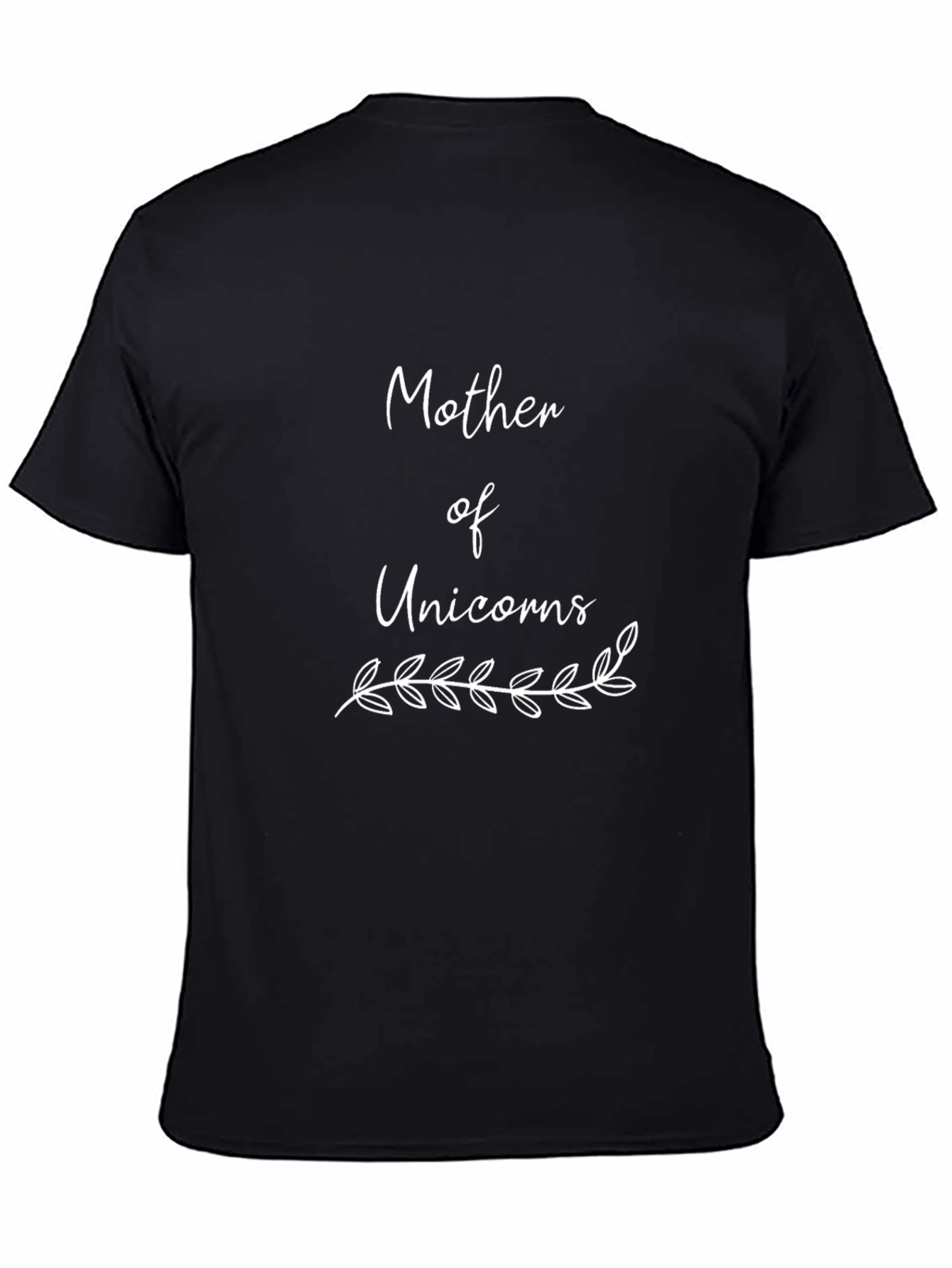 Mother of Unicorns Black T-Shirt