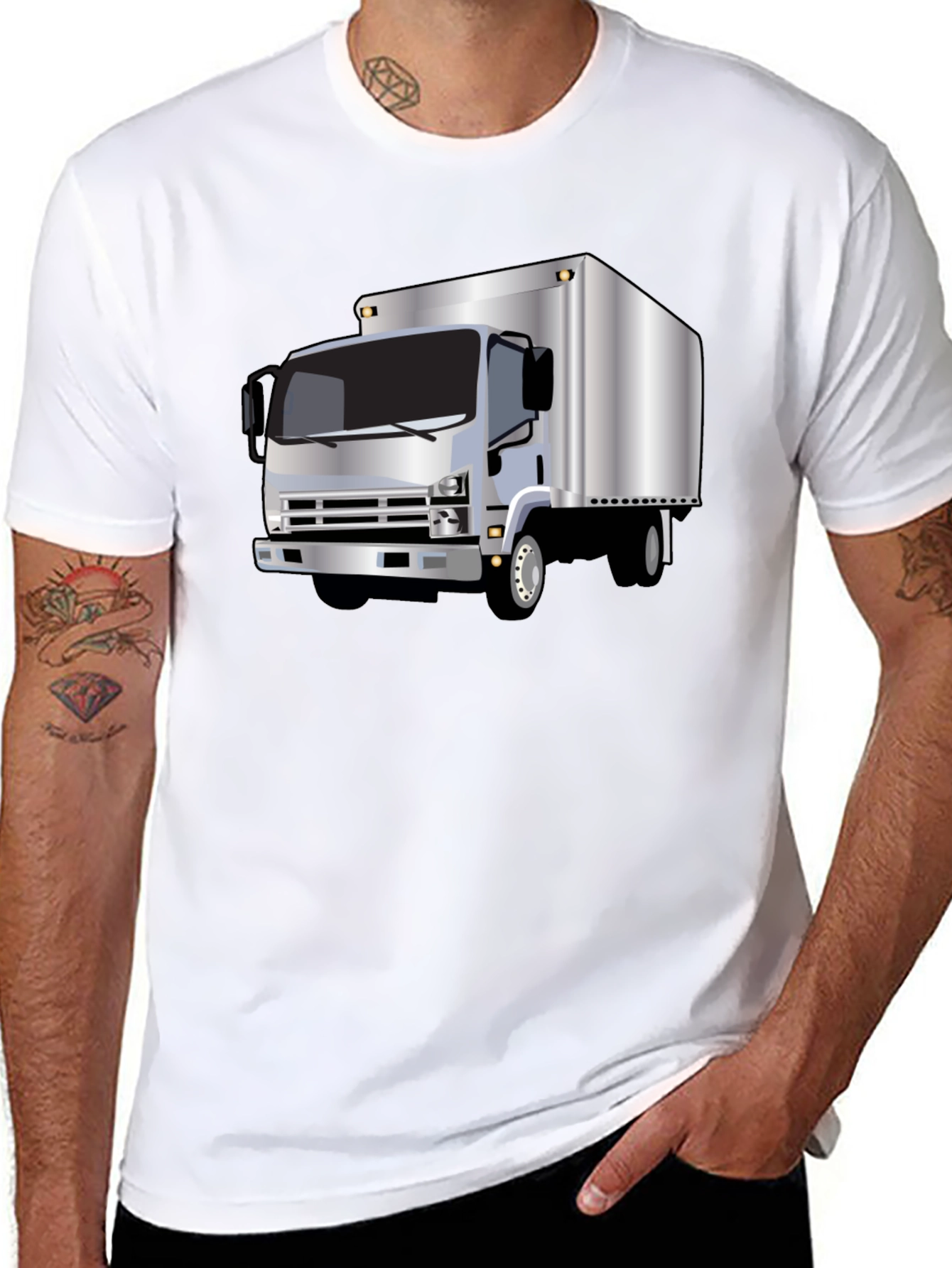 Truck Graphic Tee - Classic Black T-Shirt