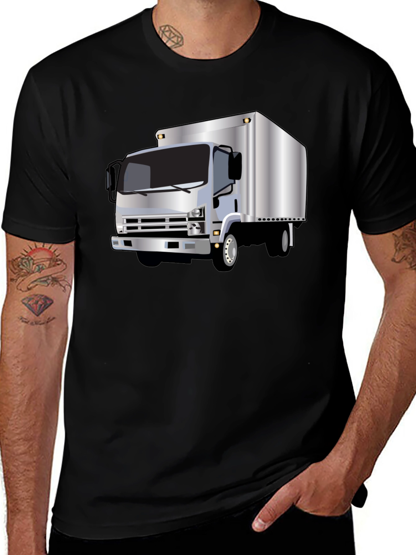 Truck Graphic Tee - Classic Black T-Shirt
