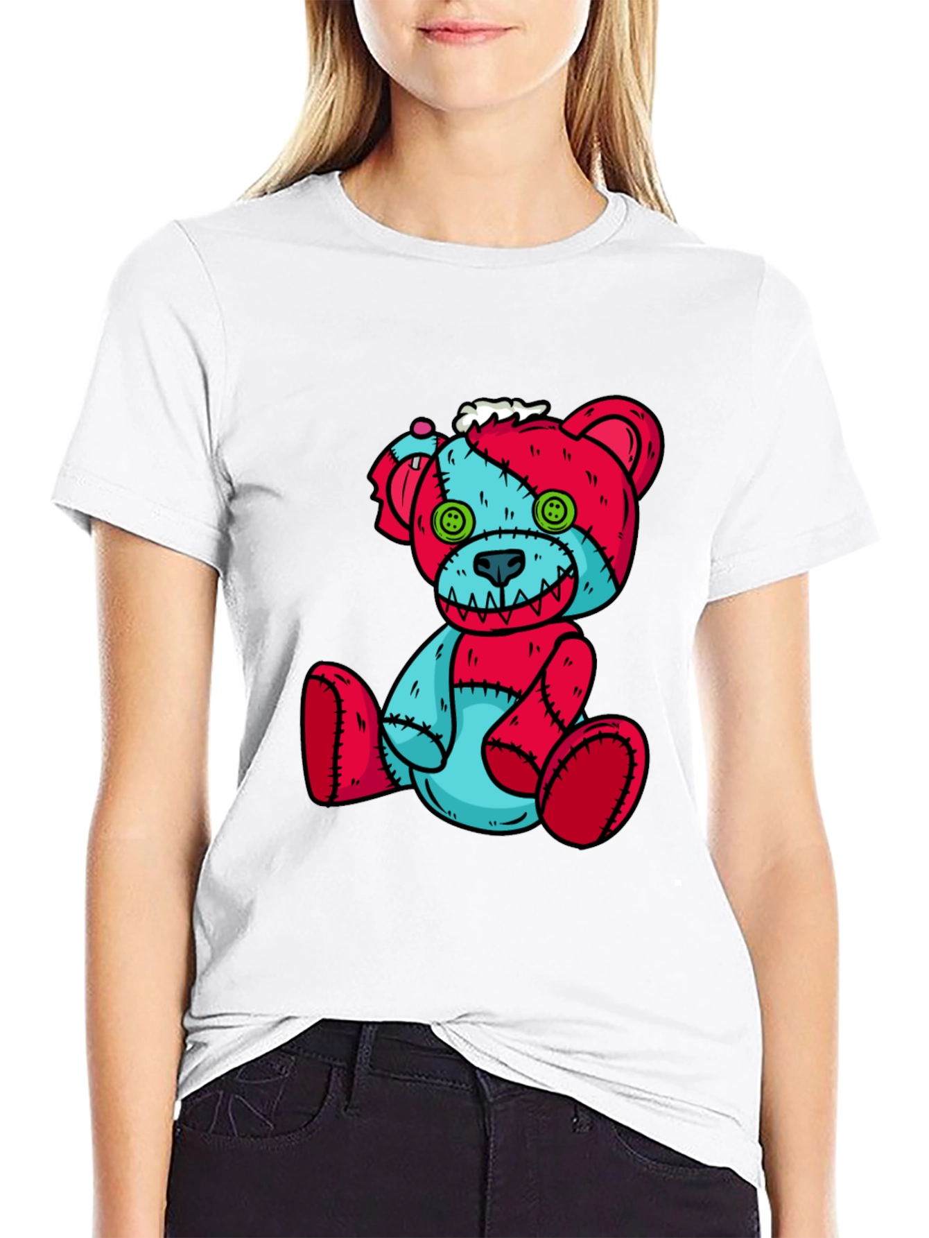 Creepy Cute Teddy Bear T-Shirt