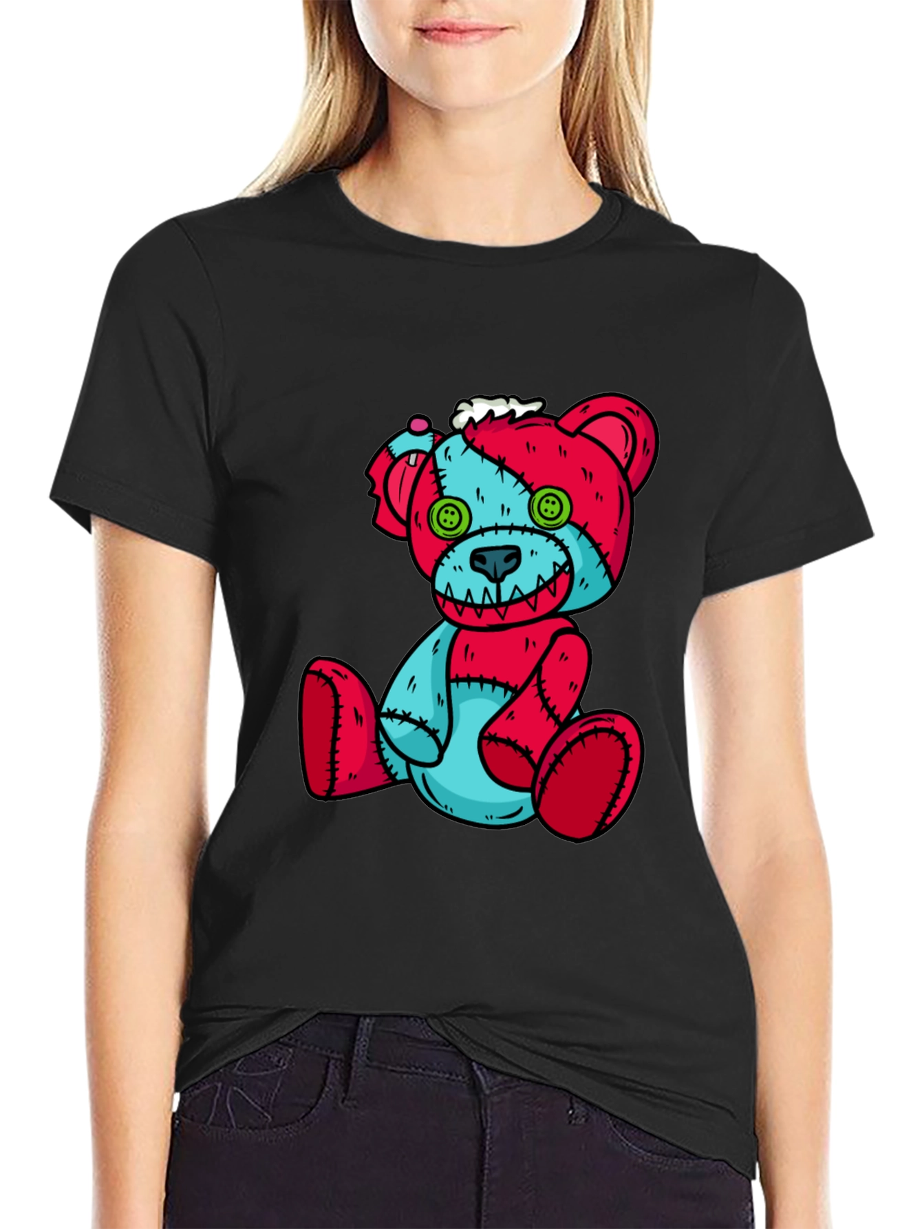 Creepy Cute Teddy Bear T-Shirt