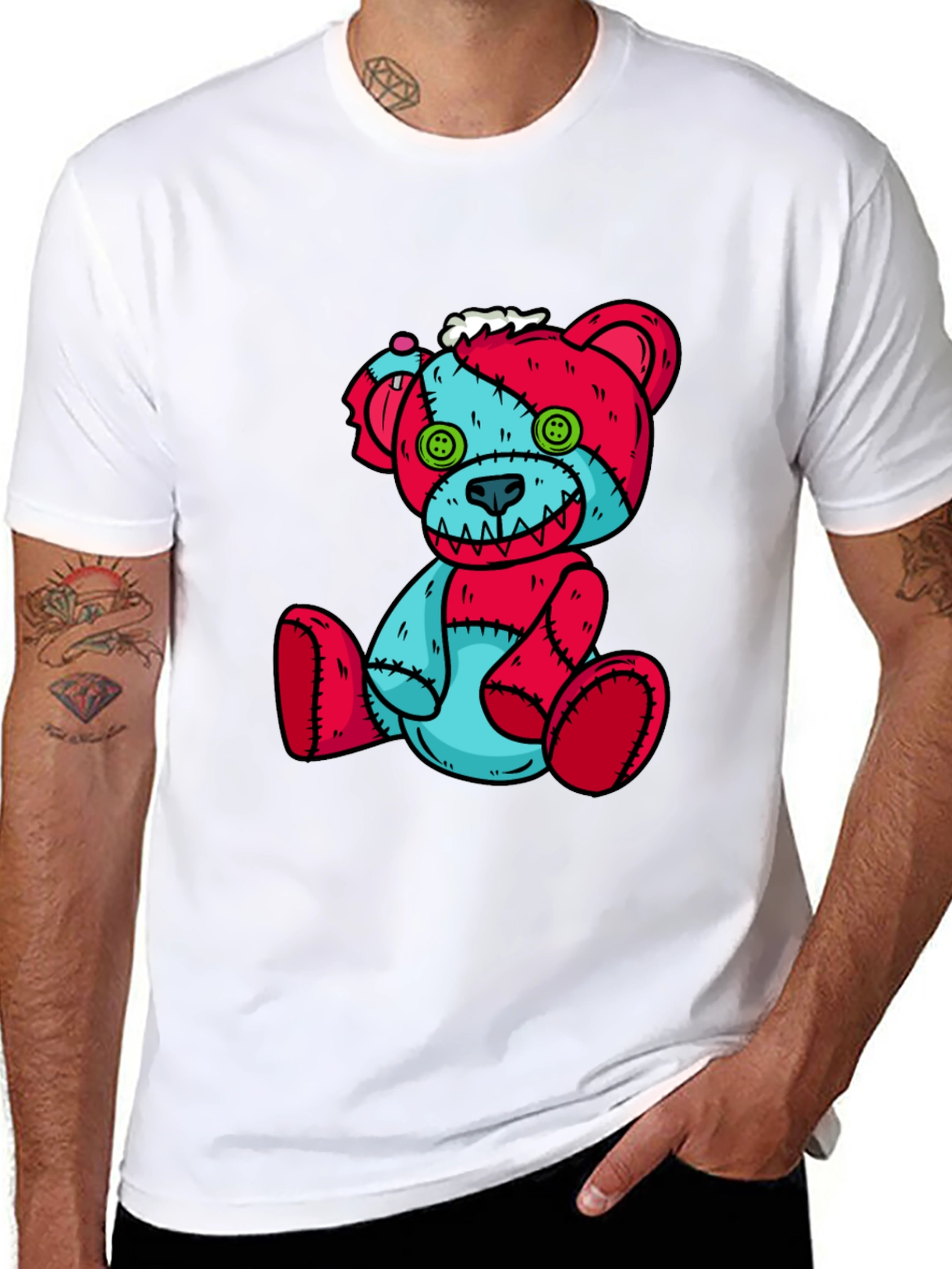 Creepy Cute Teddy Bear T-Shirt