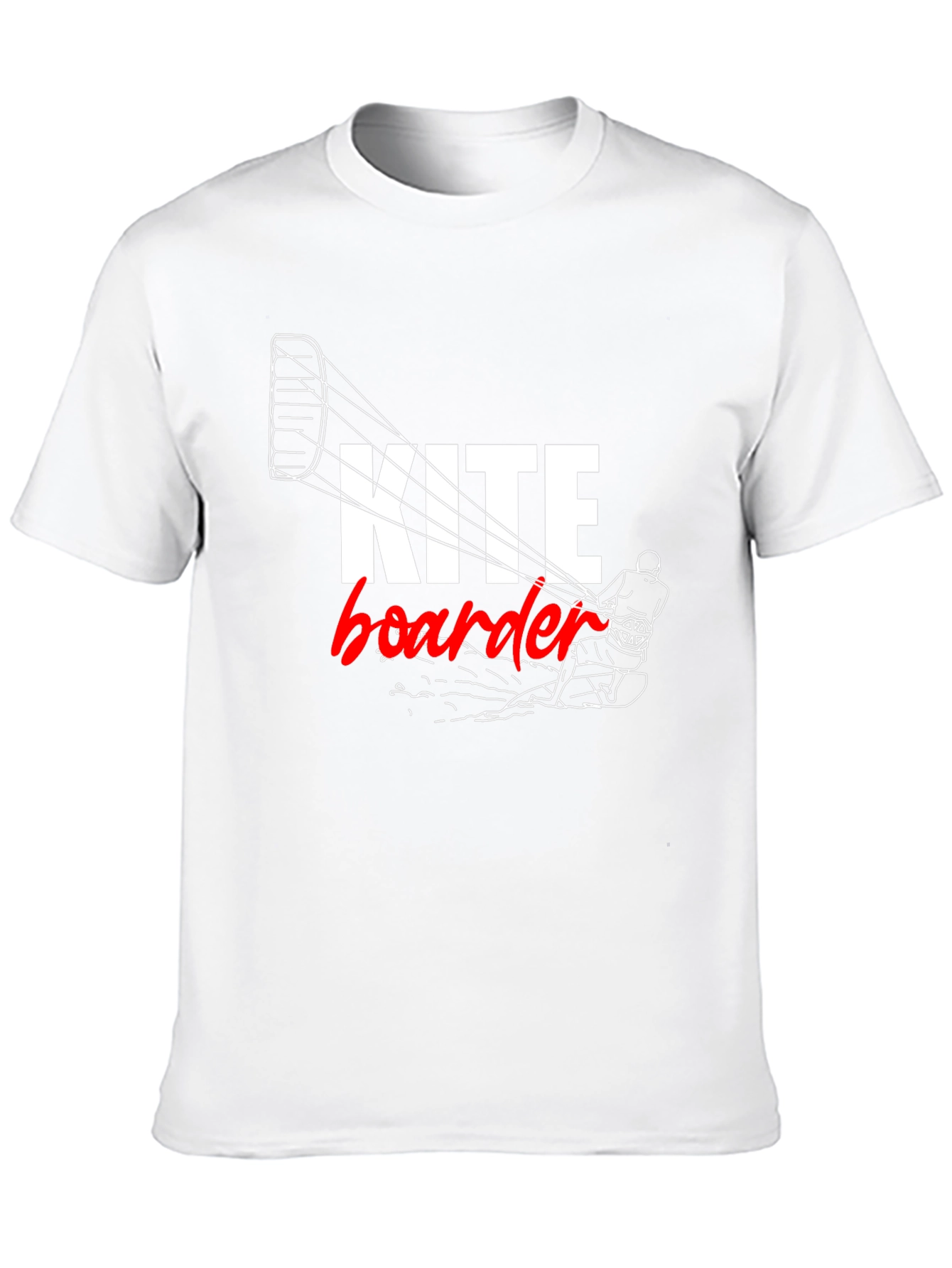 Kiteboarder Graphic T-Shirt - Black