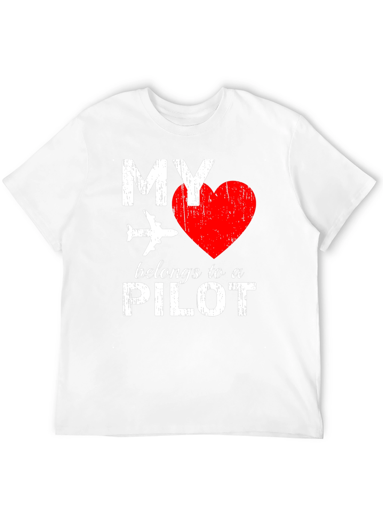My Heart Belongs to a Pilot T-Shirt