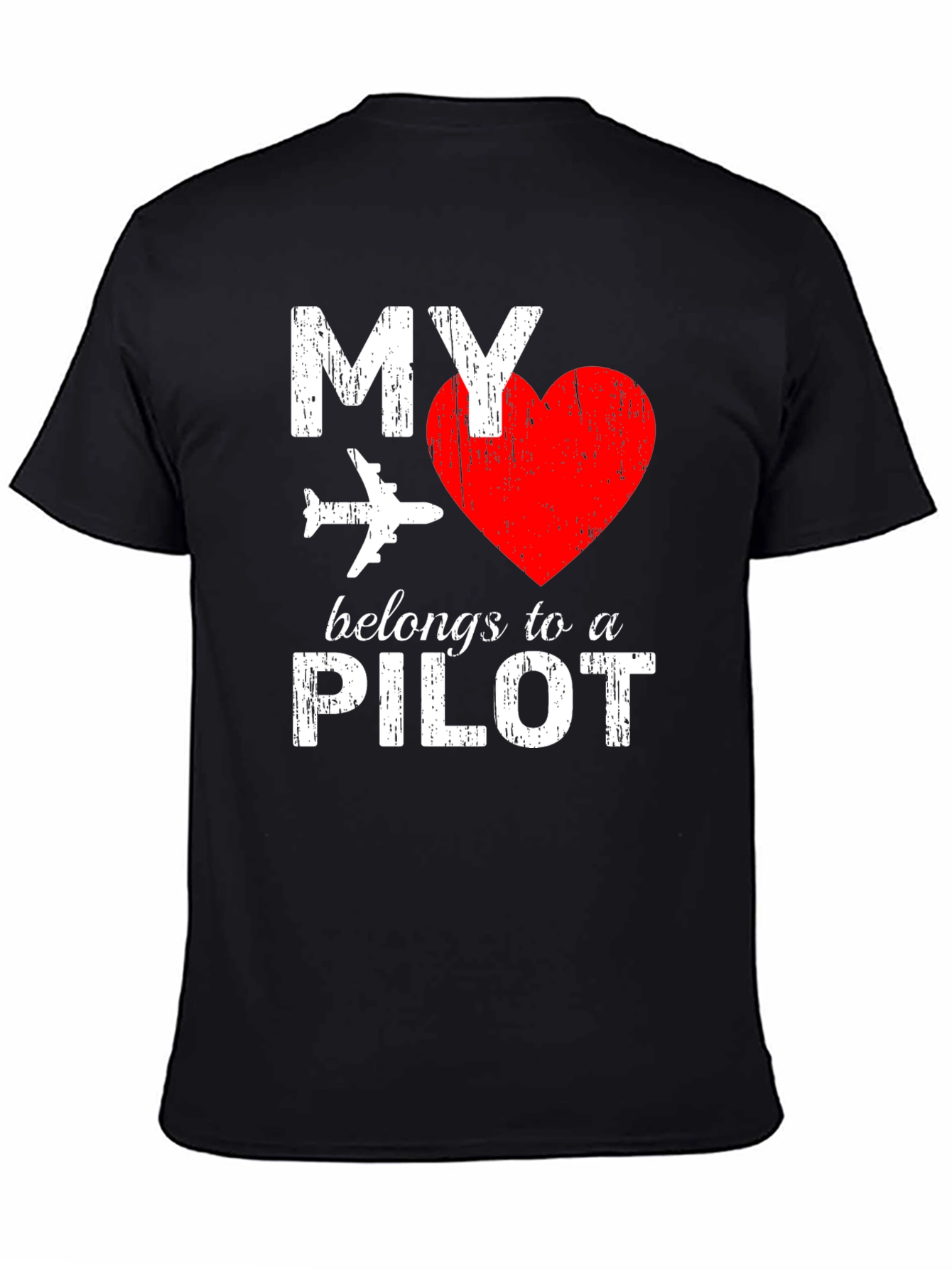 My Heart Belongs to a Pilot T-Shirt