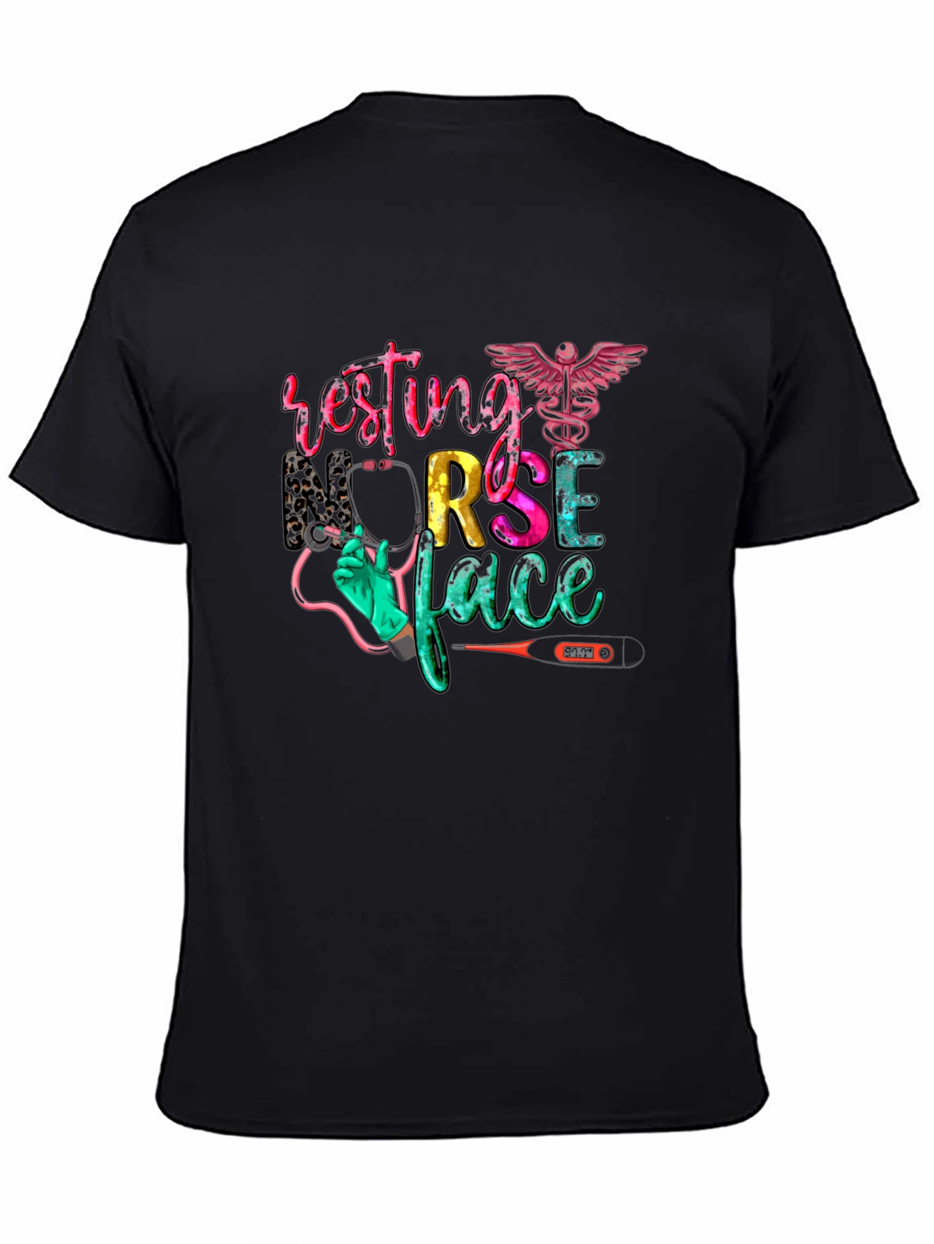 Resting Nurse Face Graphic T-Shirt