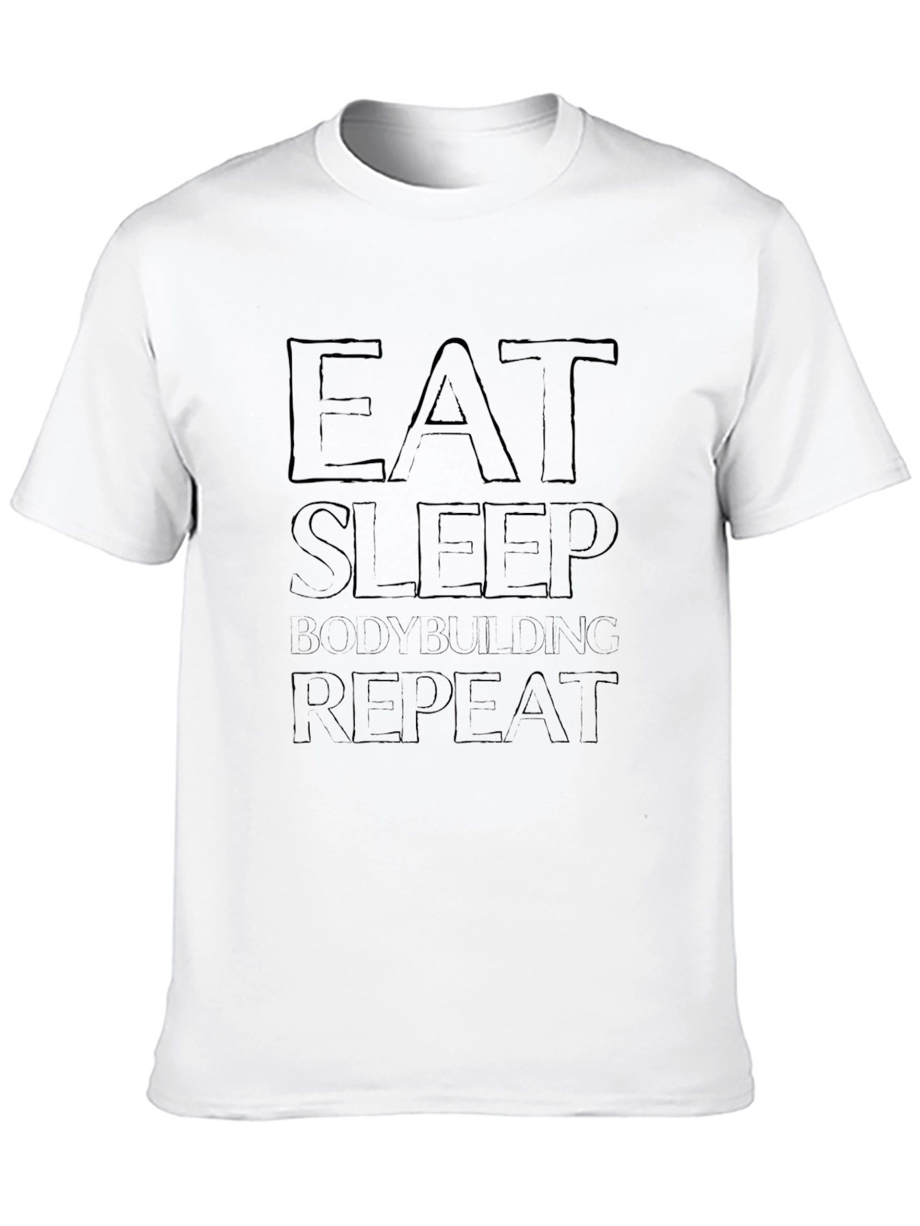 Eat Sleep Bodybuilding Repeat T-Shirt