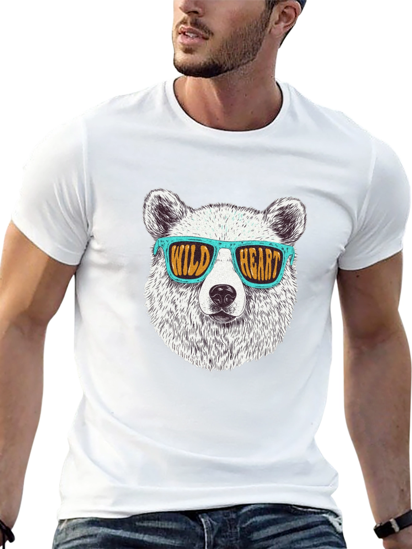 Cool Bear Graphic Tee - Wild Heart Design