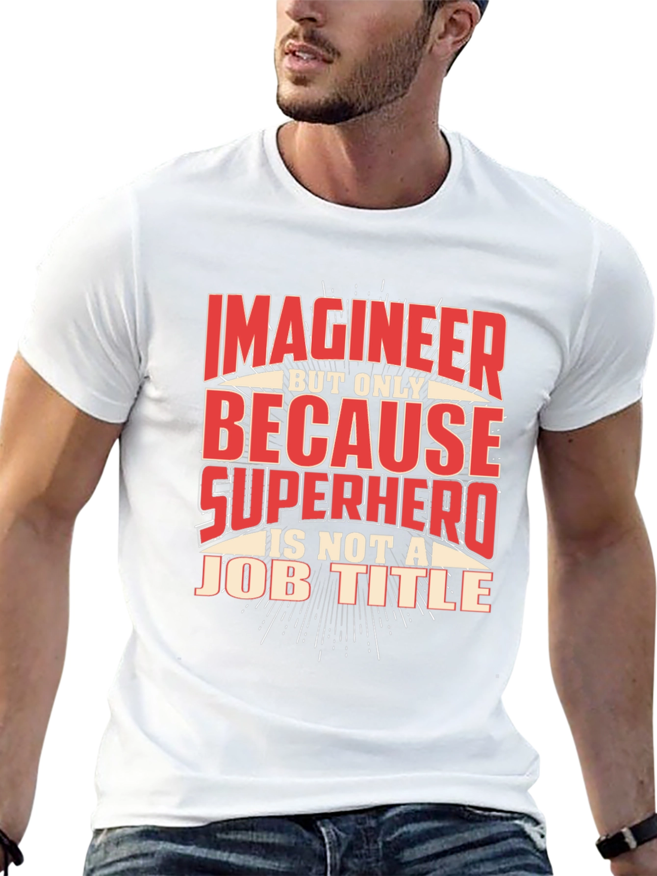 Imagineer Superhero Job Title T-Shirt