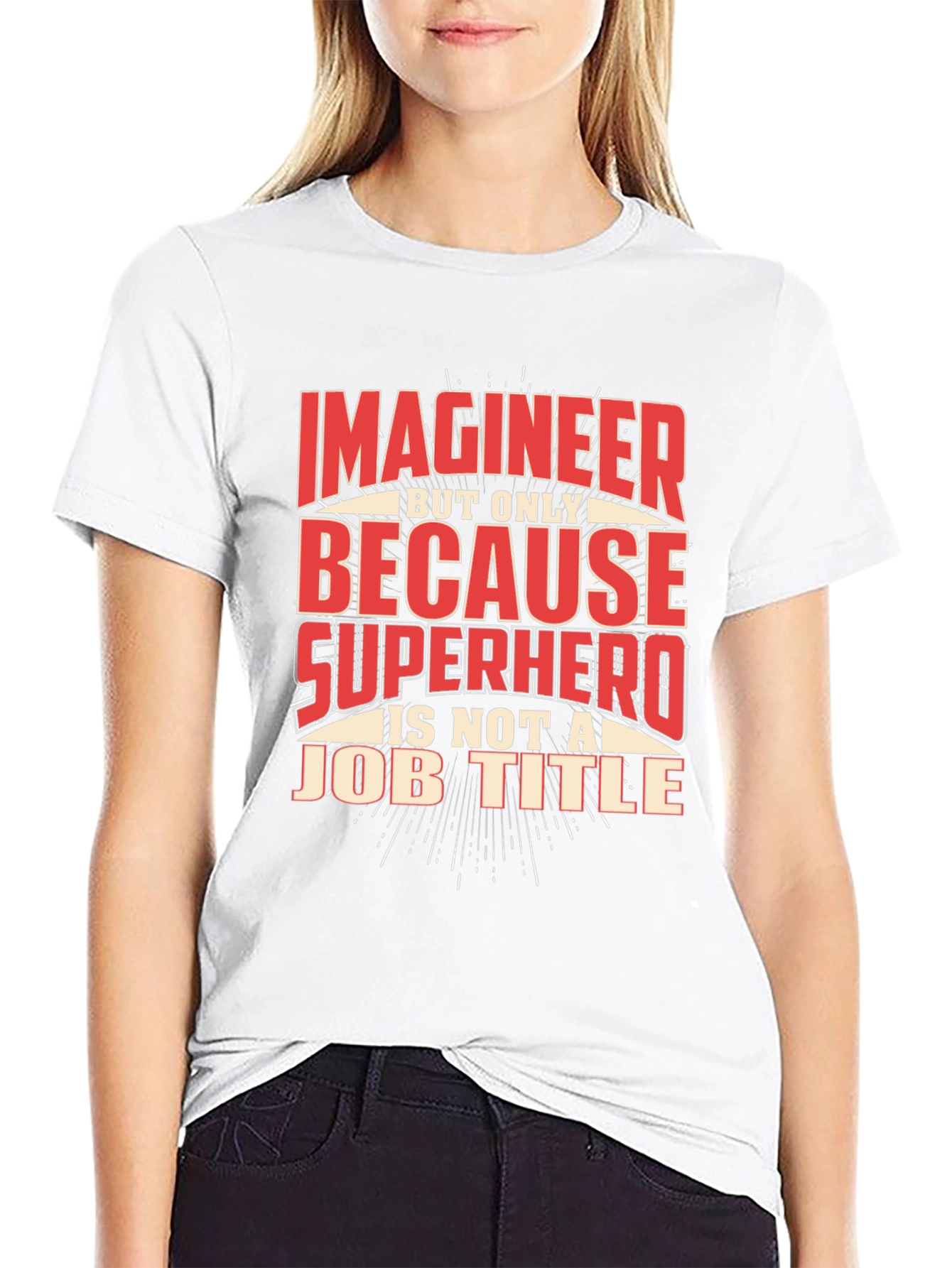 Imagineer Superhero Job Title T-Shirt