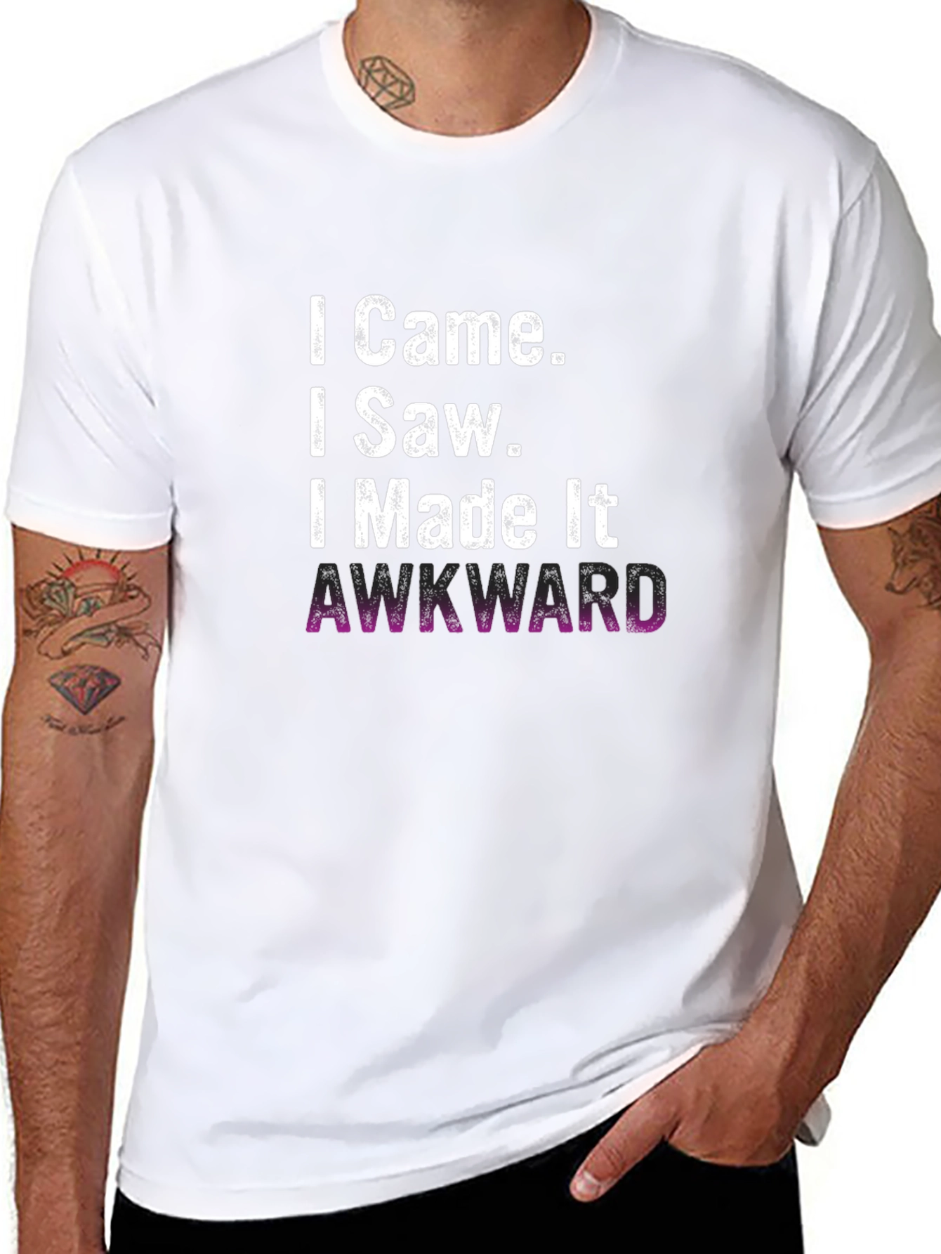 Awkward Humor Graphic Tee - Funny Sarcastic T-Shirt