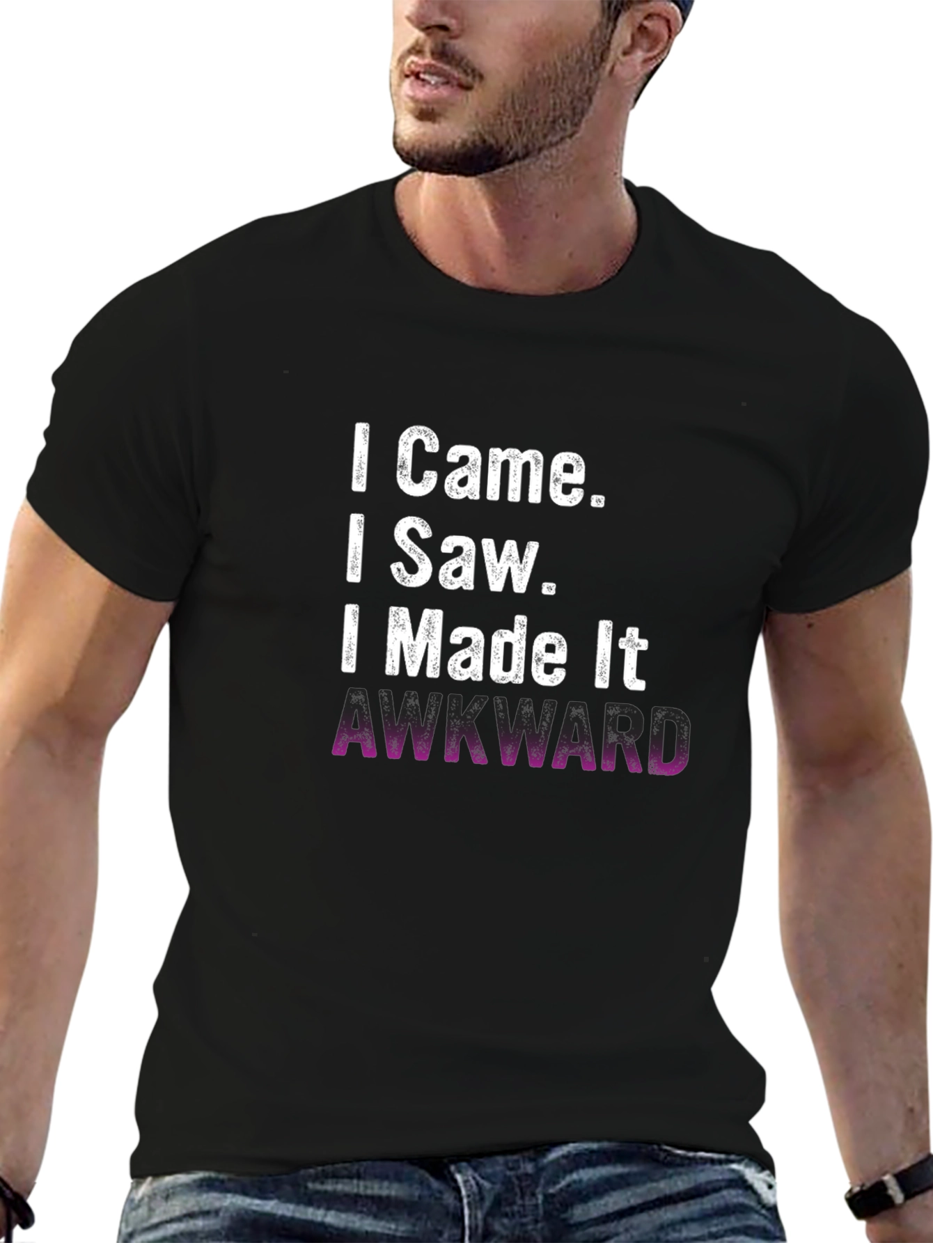 Awkward Humor Graphic Tee - Funny Sarcastic T-Shirt