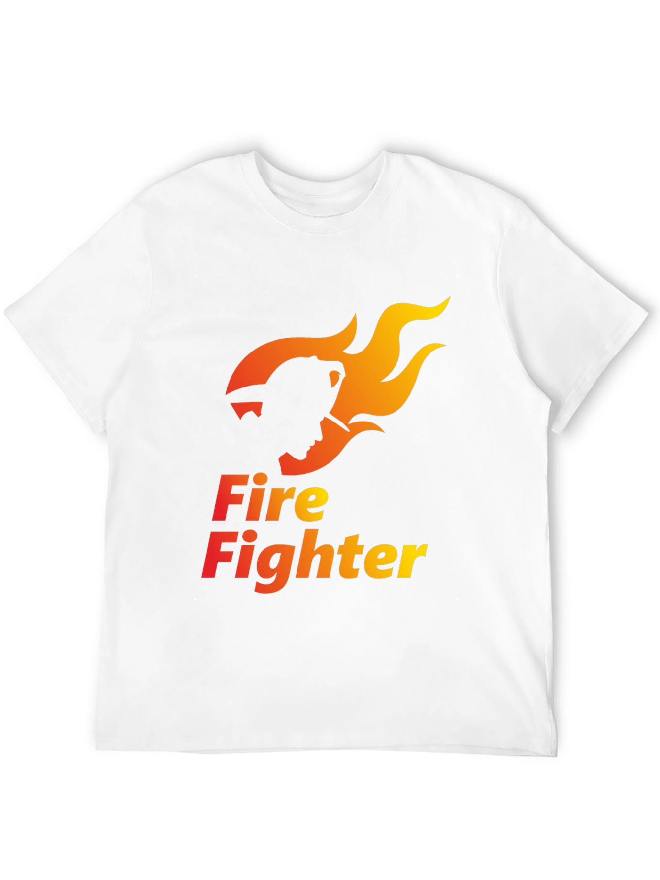 Firefighter Graphic Tee - Black Cotton Comfort
