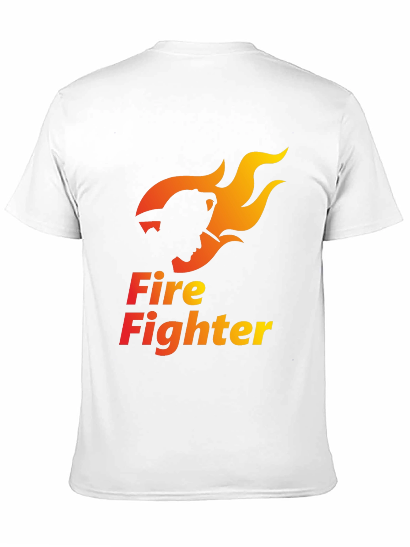 Firefighter Graphic Tee - Black Cotton Comfort