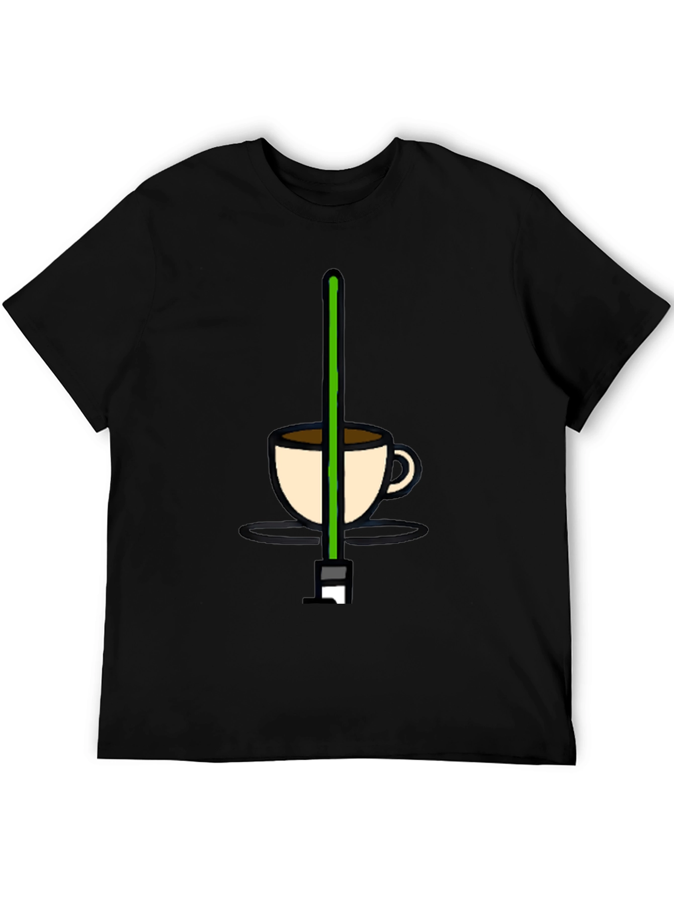 Coffee Saber T-Shirt - Geeky Novelty Tee