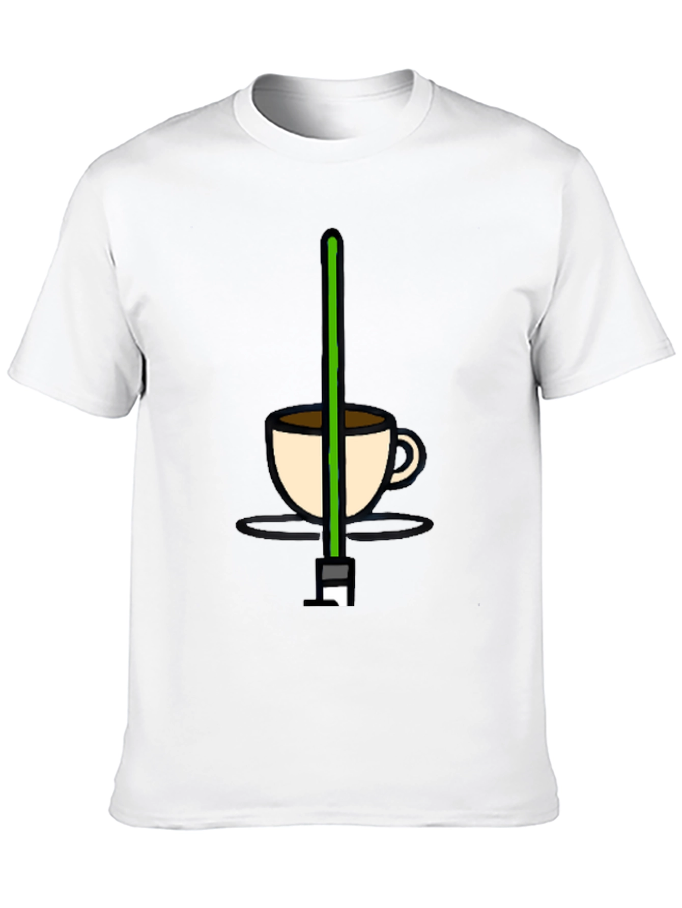 Coffee Saber T-Shirt - Geeky Novelty Tee