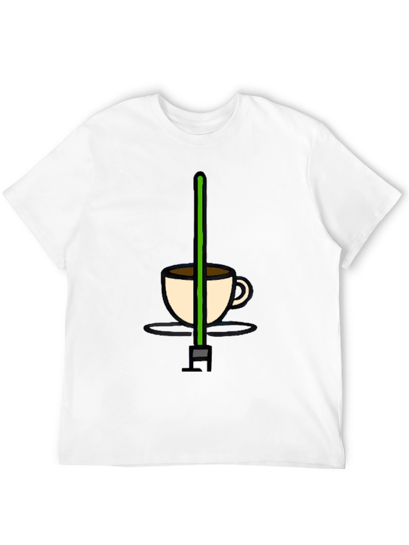 Coffee Saber T-Shirt - Geeky Novelty Tee