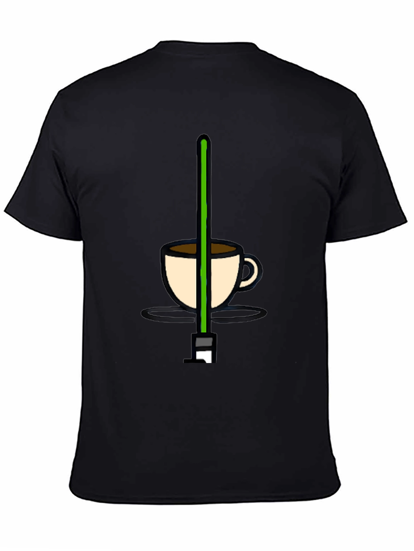 Coffee Saber T-Shirt - Geeky Novelty Tee