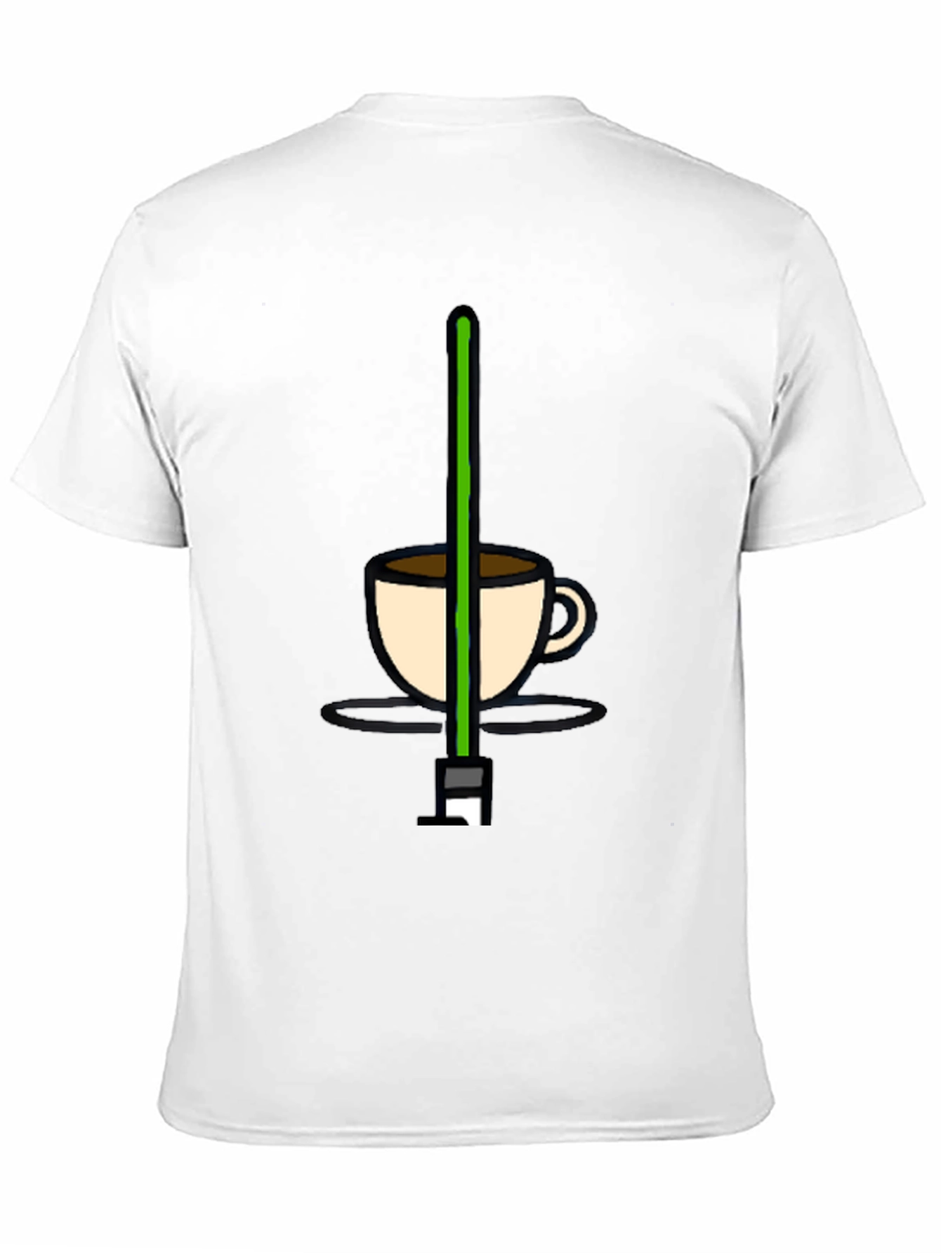 Coffee Saber T-Shirt - Geeky Novelty Tee