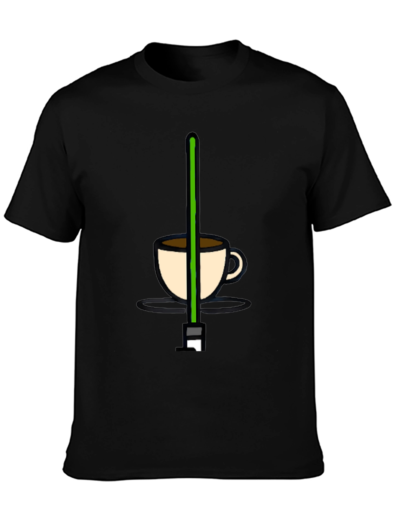 Coffee Saber T-Shirt - Geeky Novelty Tee