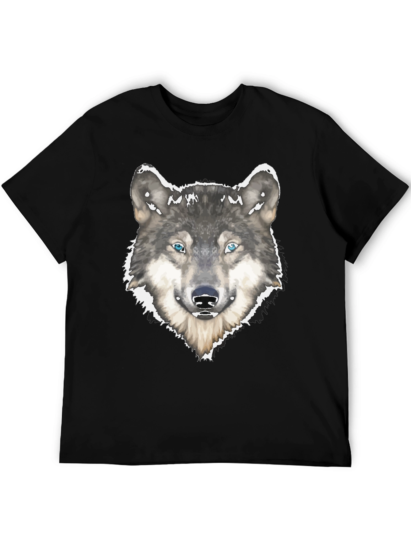 Wolf Graphic Print T-Shirt