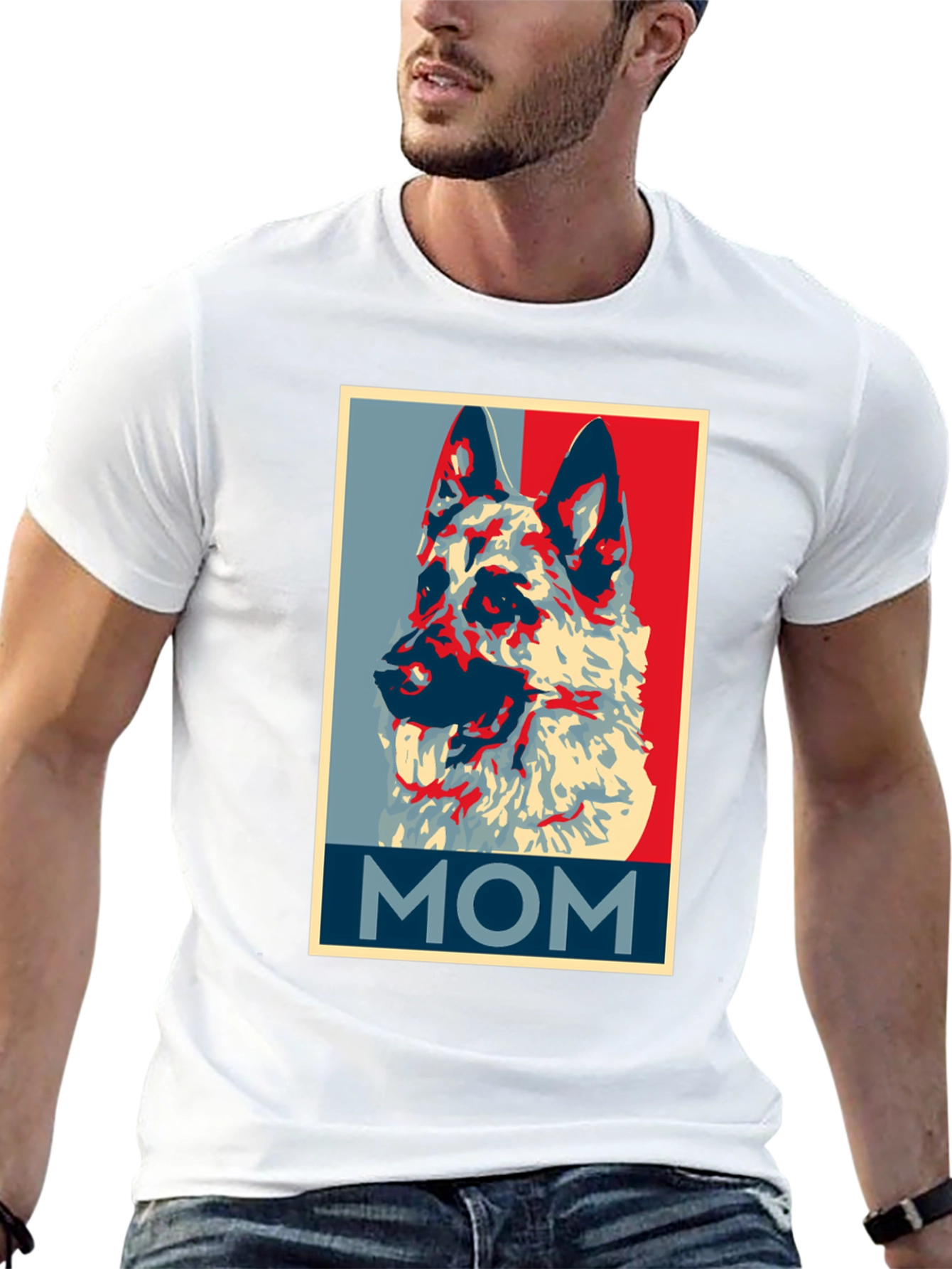 German Shepherd Mom T-Shirt - Dog Lover Apparel
