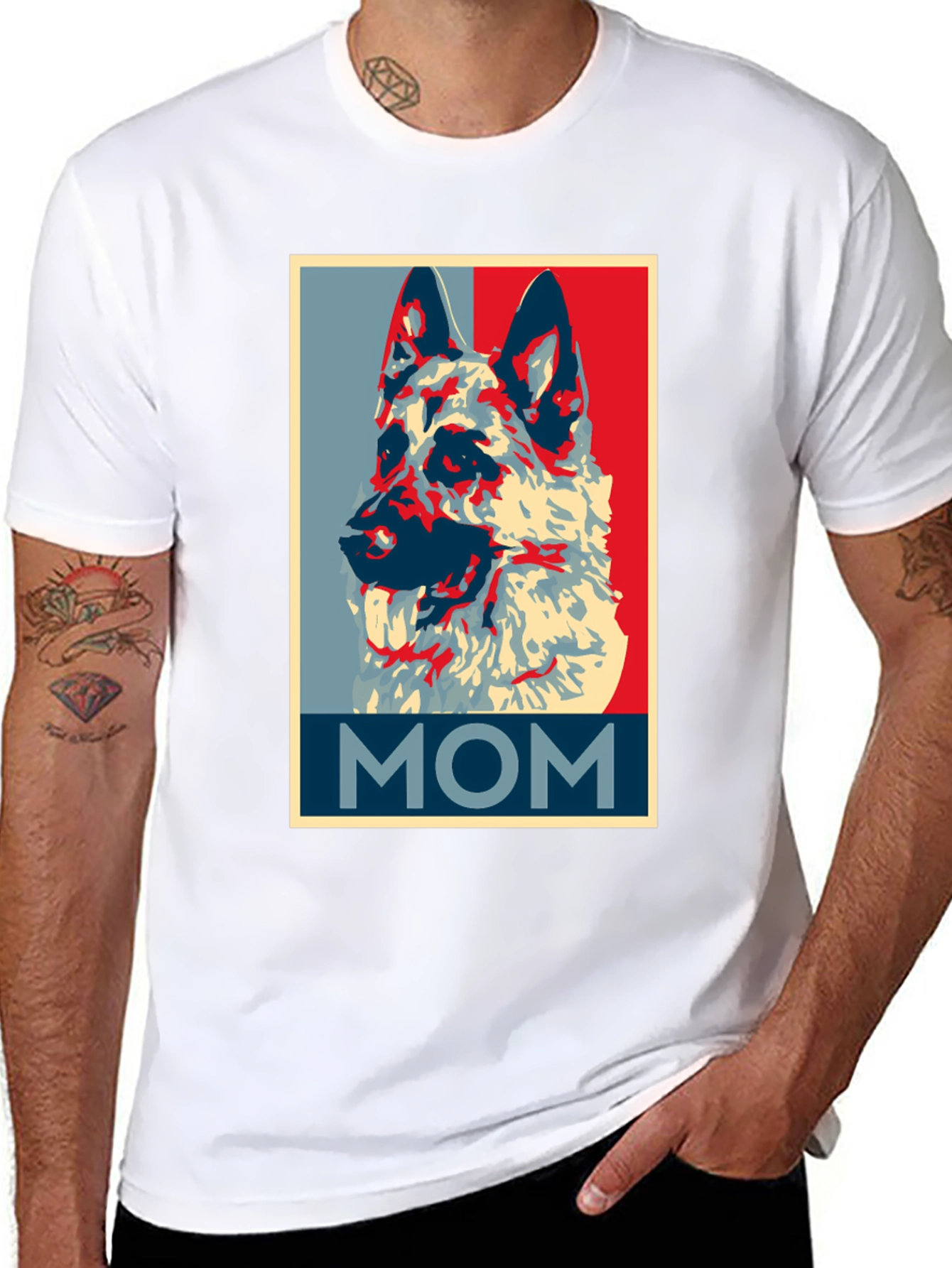 German Shepherd Mom T-Shirt - Dog Lover Apparel