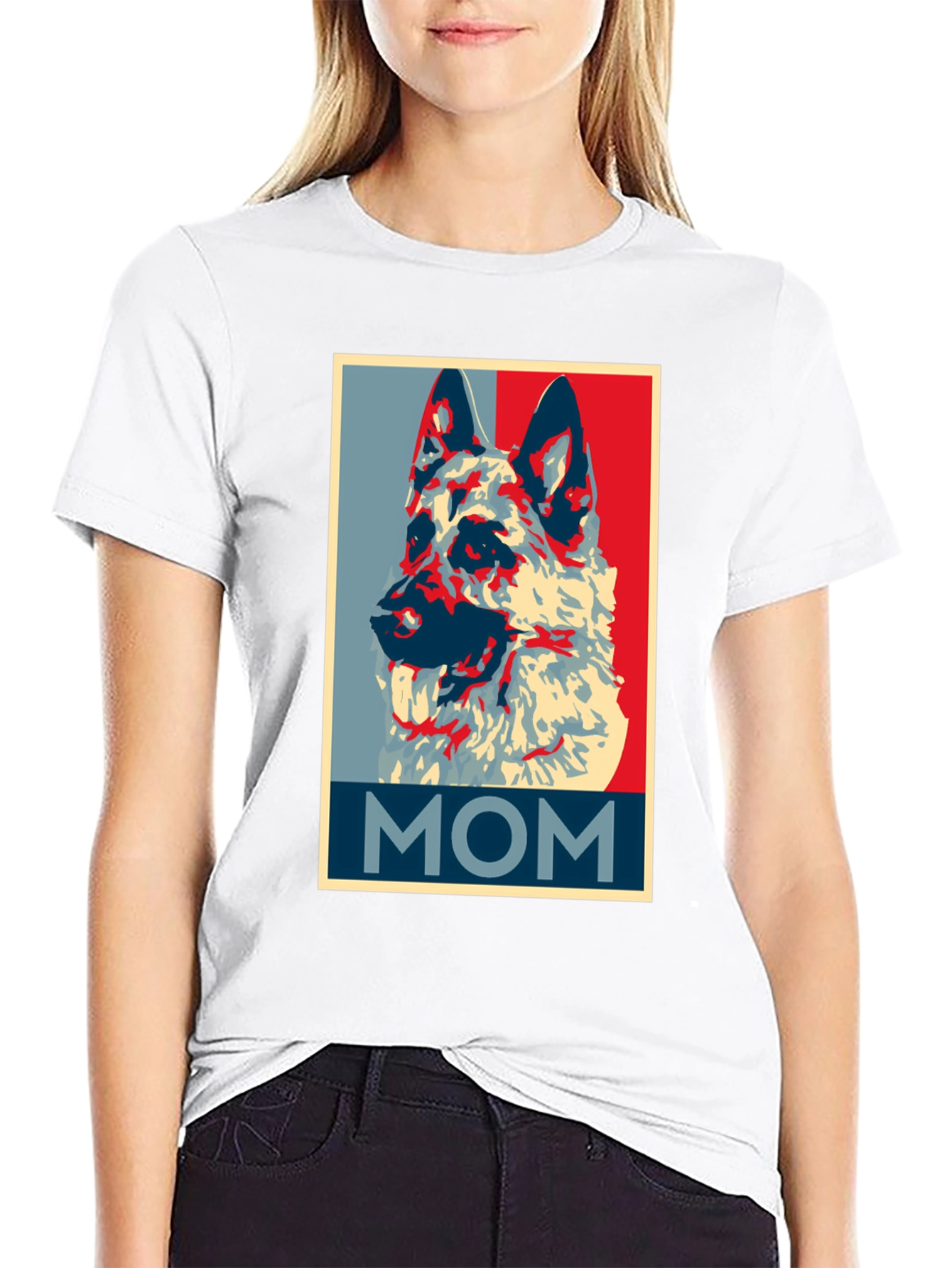 German Shepherd Mom T-Shirt - Dog Lover Apparel