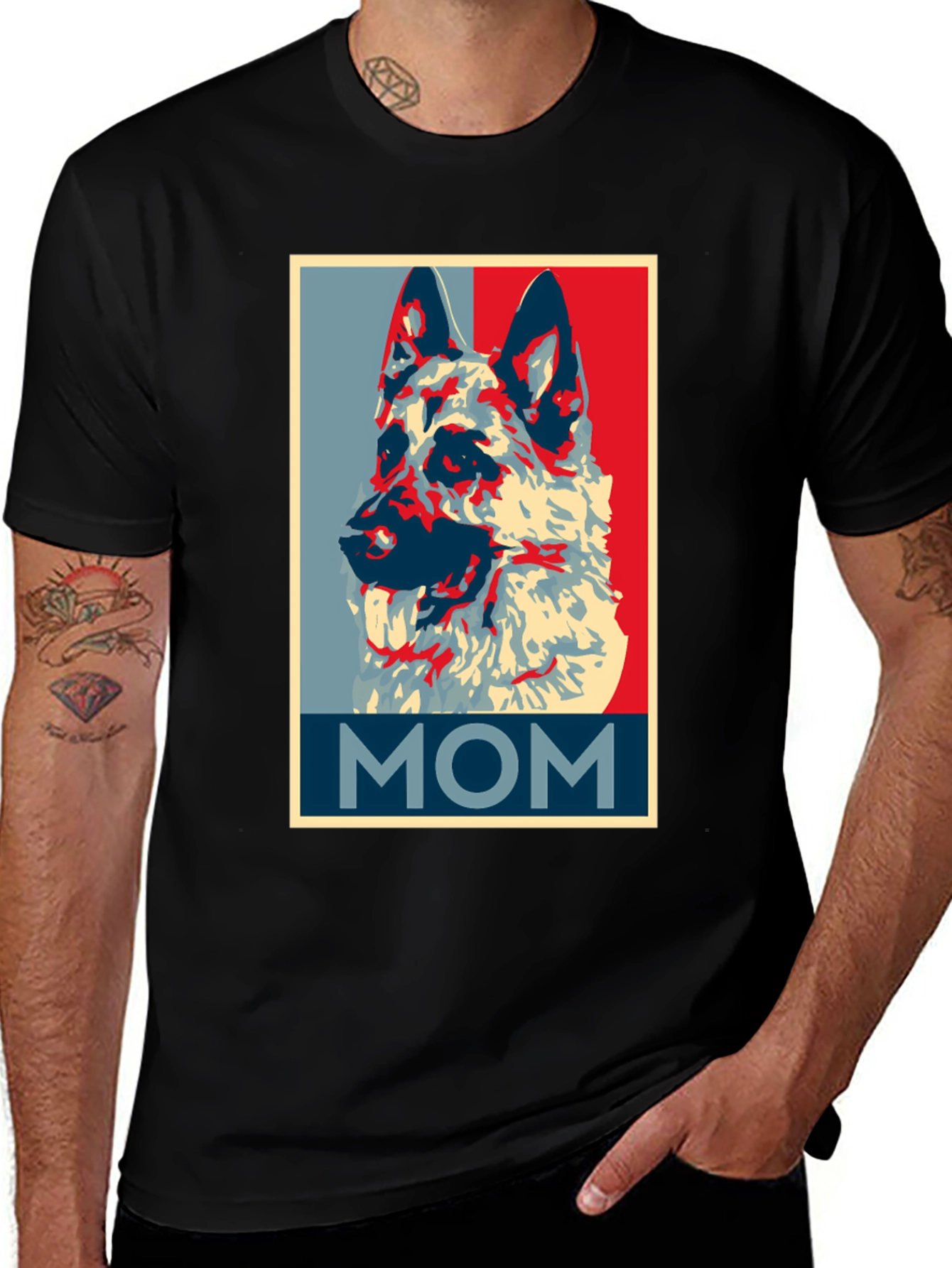 German Shepherd Mom T-Shirt - Dog Lover Apparel