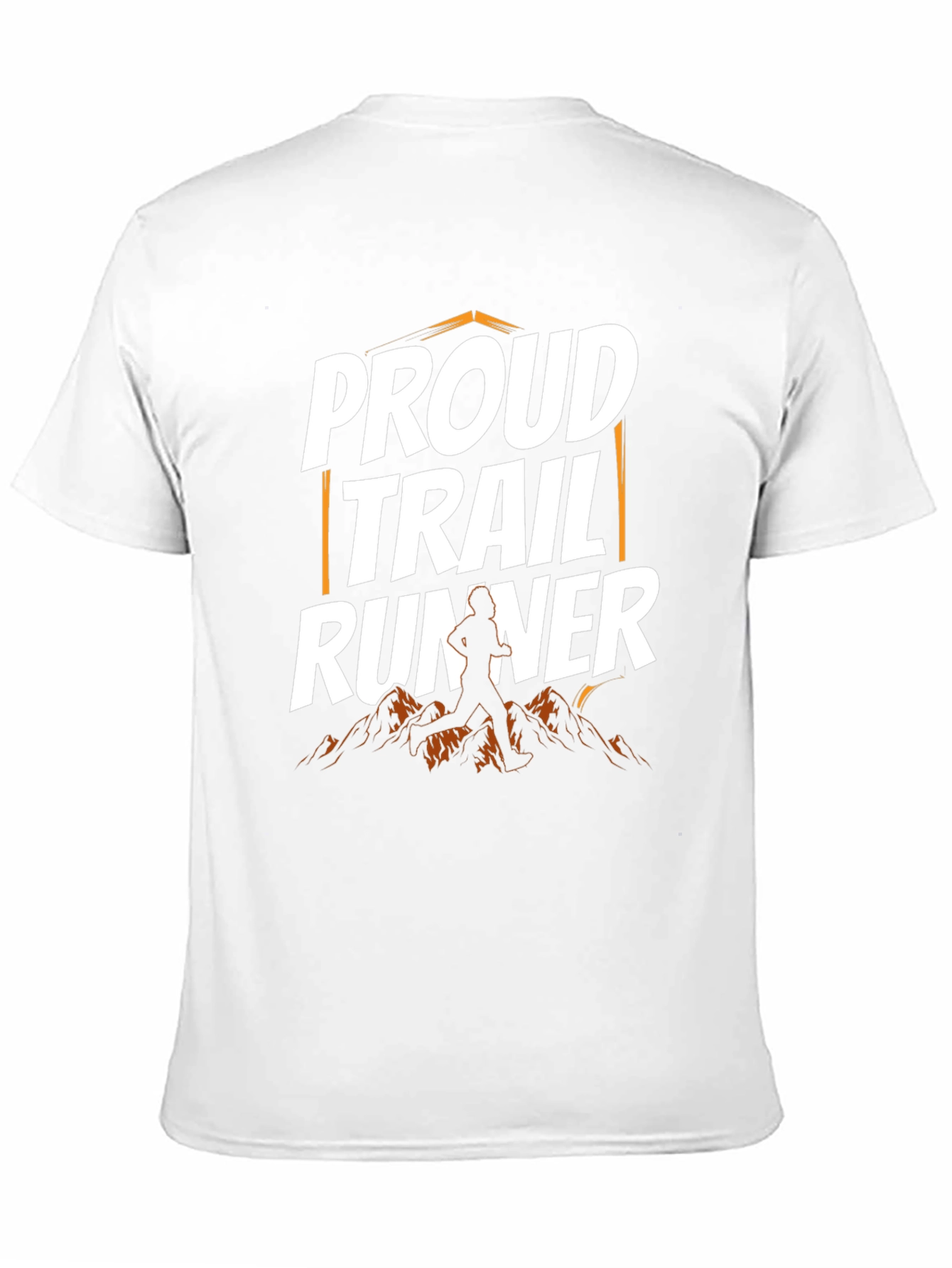 Proud Trail Runner Graphic T-Shirt - Mountain Design