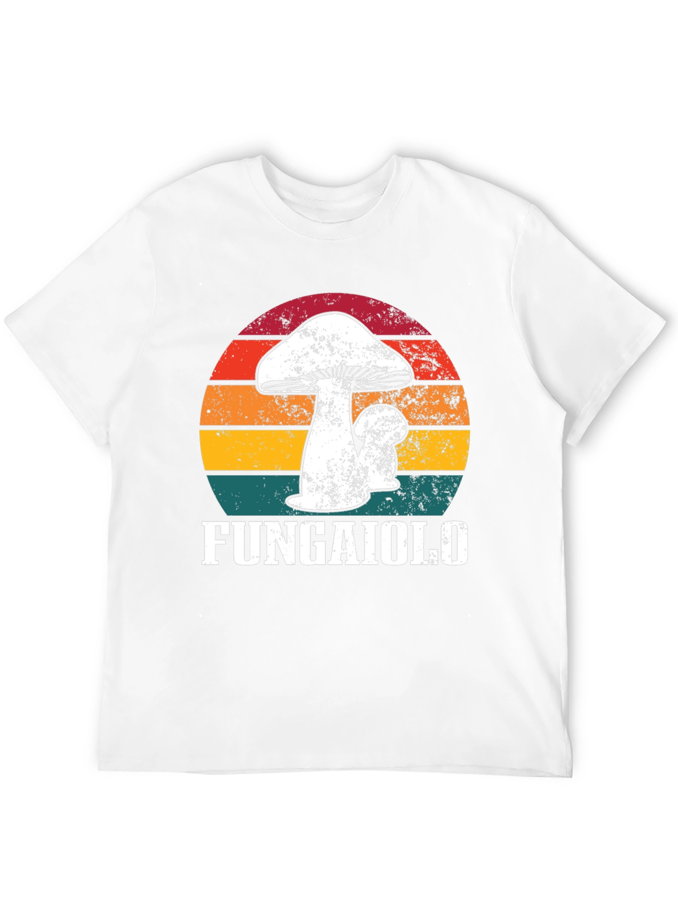 Fungaiolo Retro Mushroom Graphic Tee