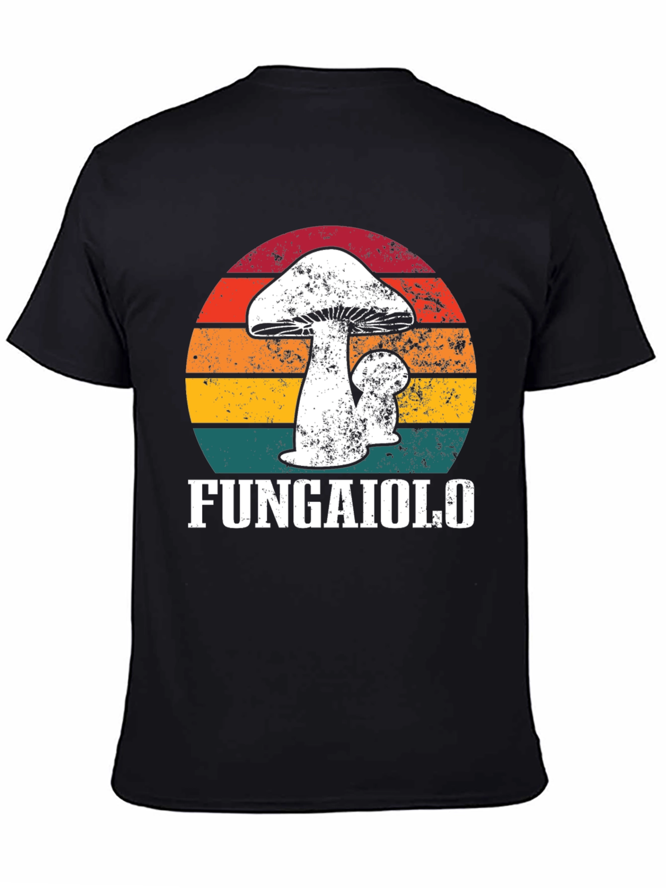 Fungaiolo Retro Mushroom Graphic Tee