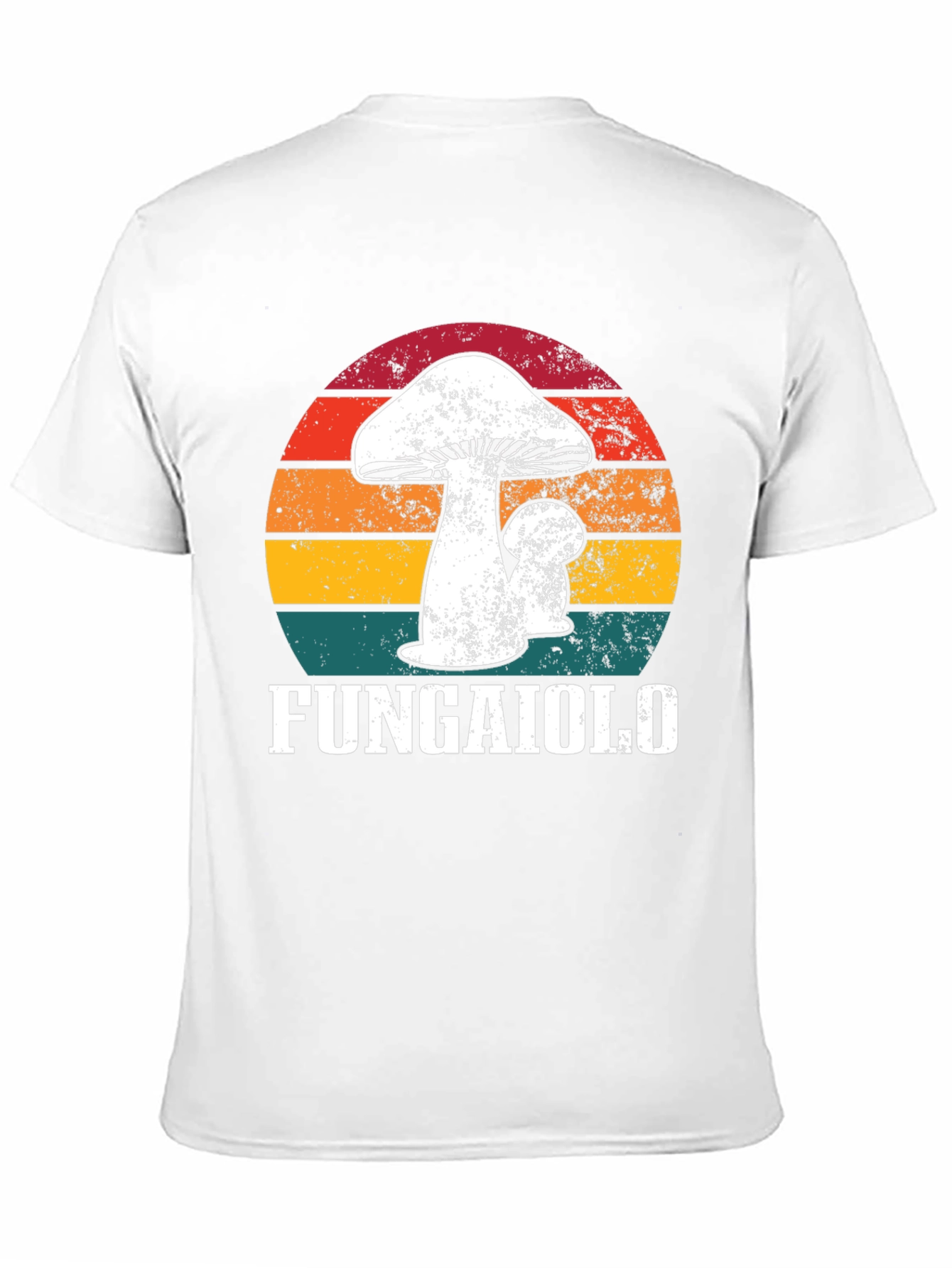 Fungaiolo Retro Mushroom Graphic Tee