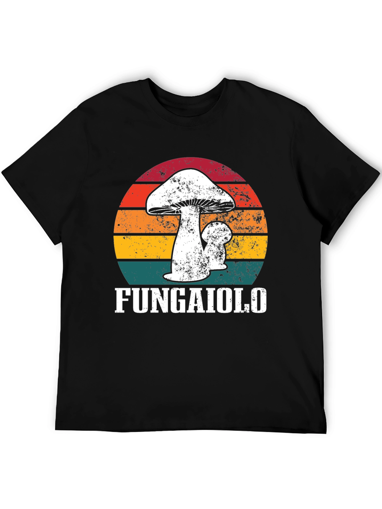 Fungaiolo Retro Mushroom Graphic Tee