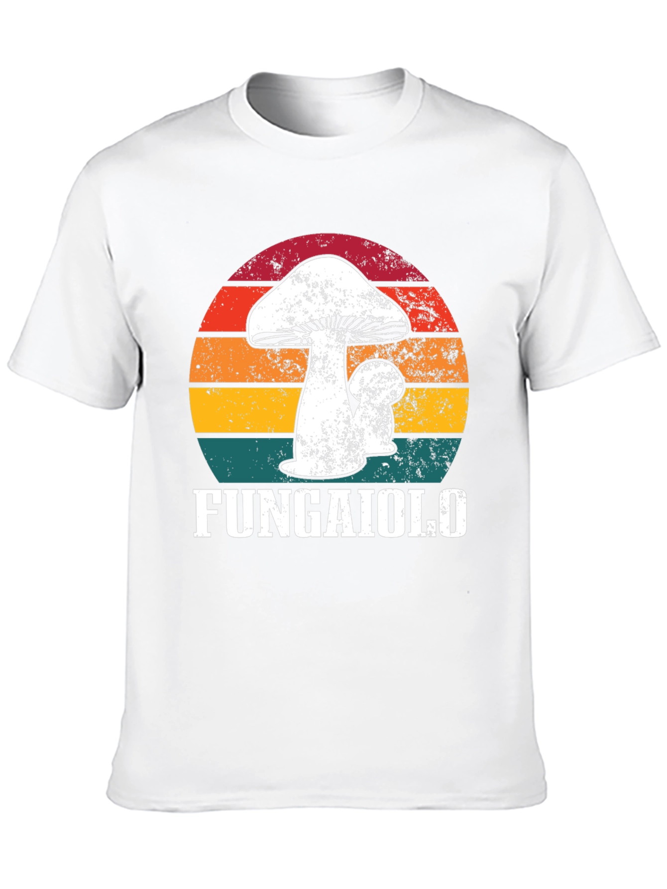 Fungaiolo Retro Mushroom Graphic Tee