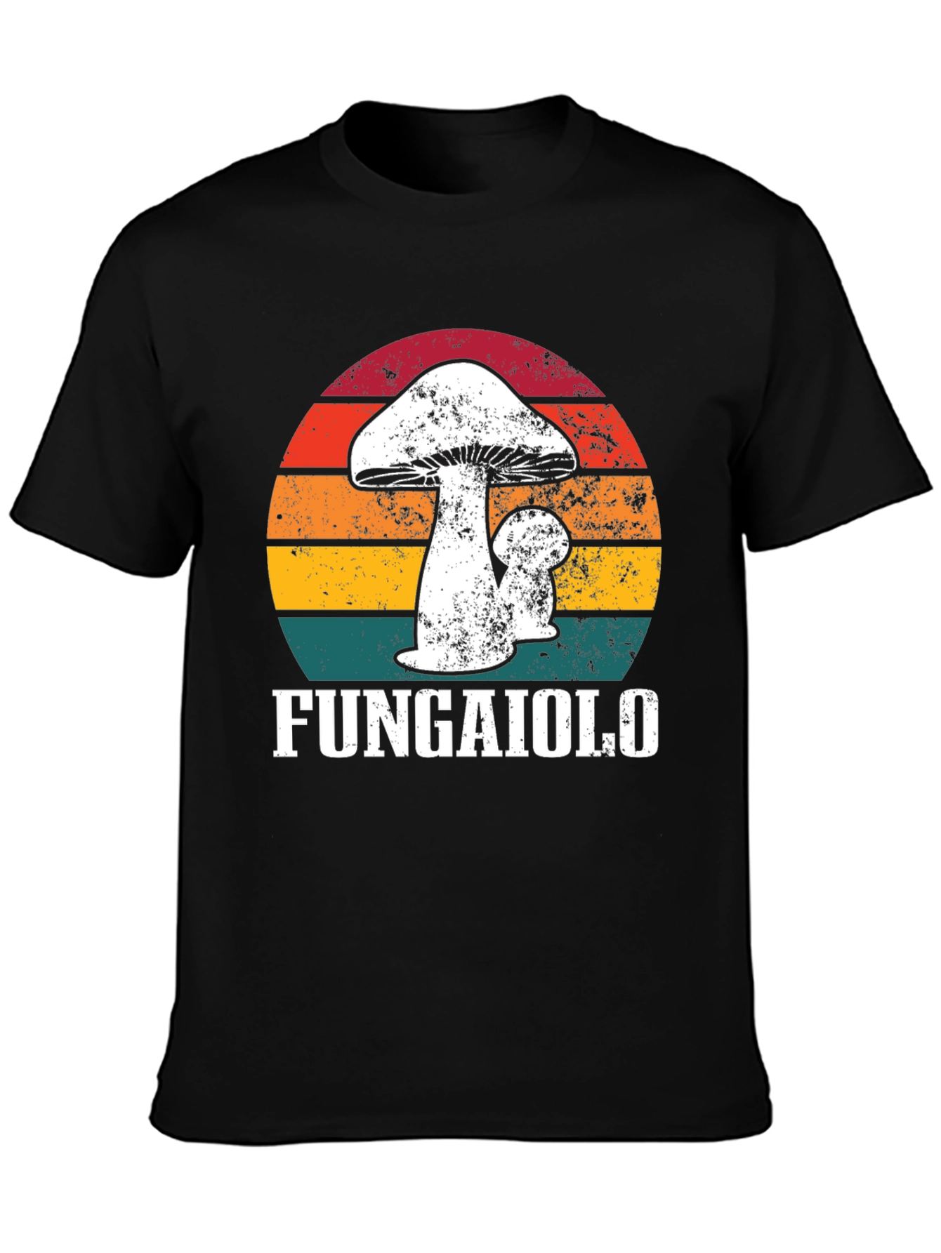 Fungaiolo Retro Mushroom Graphic Tee