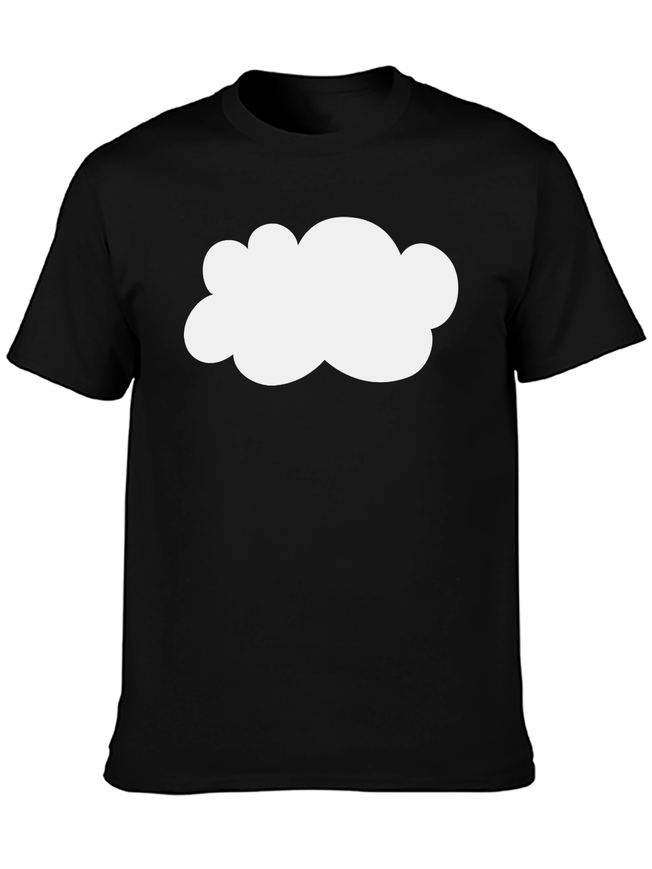 Cloud Graphic Black Tee - Weather Fun!