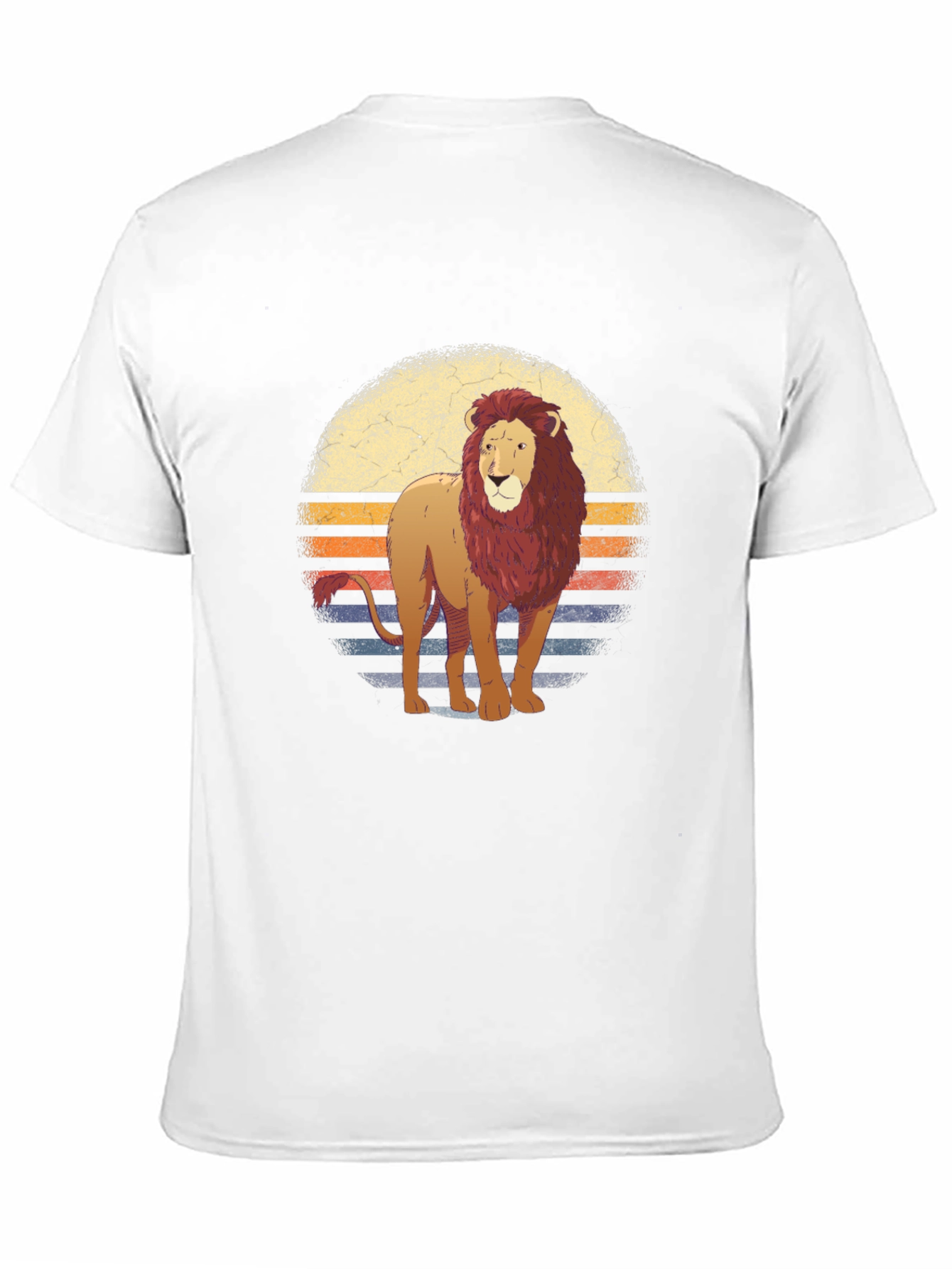 Lion Sunset Graphic T-Shirt