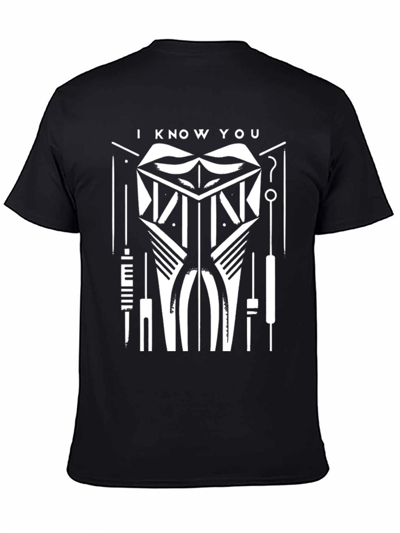 I Know You T-Shirt - Geometric Graphic Tee