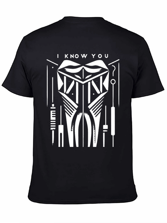 I Know You T-Shirt - Geometric Graphic Tee