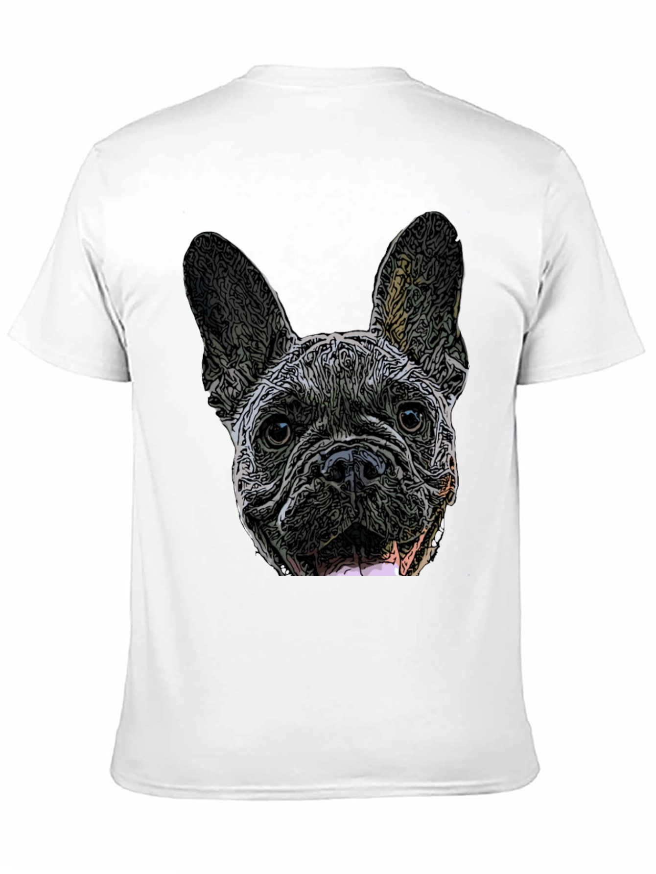 French Bulldog Graphic Black T-Shirt