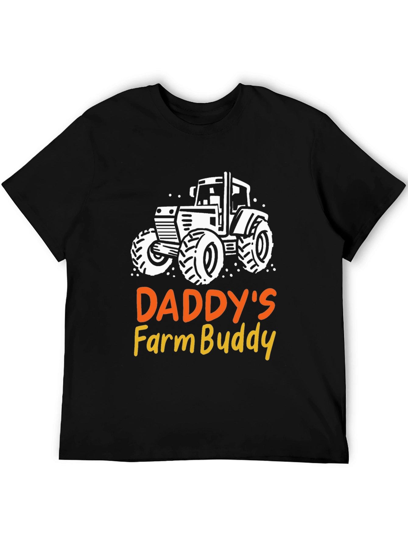 Daddys Farm Buddy Black T-Shirt