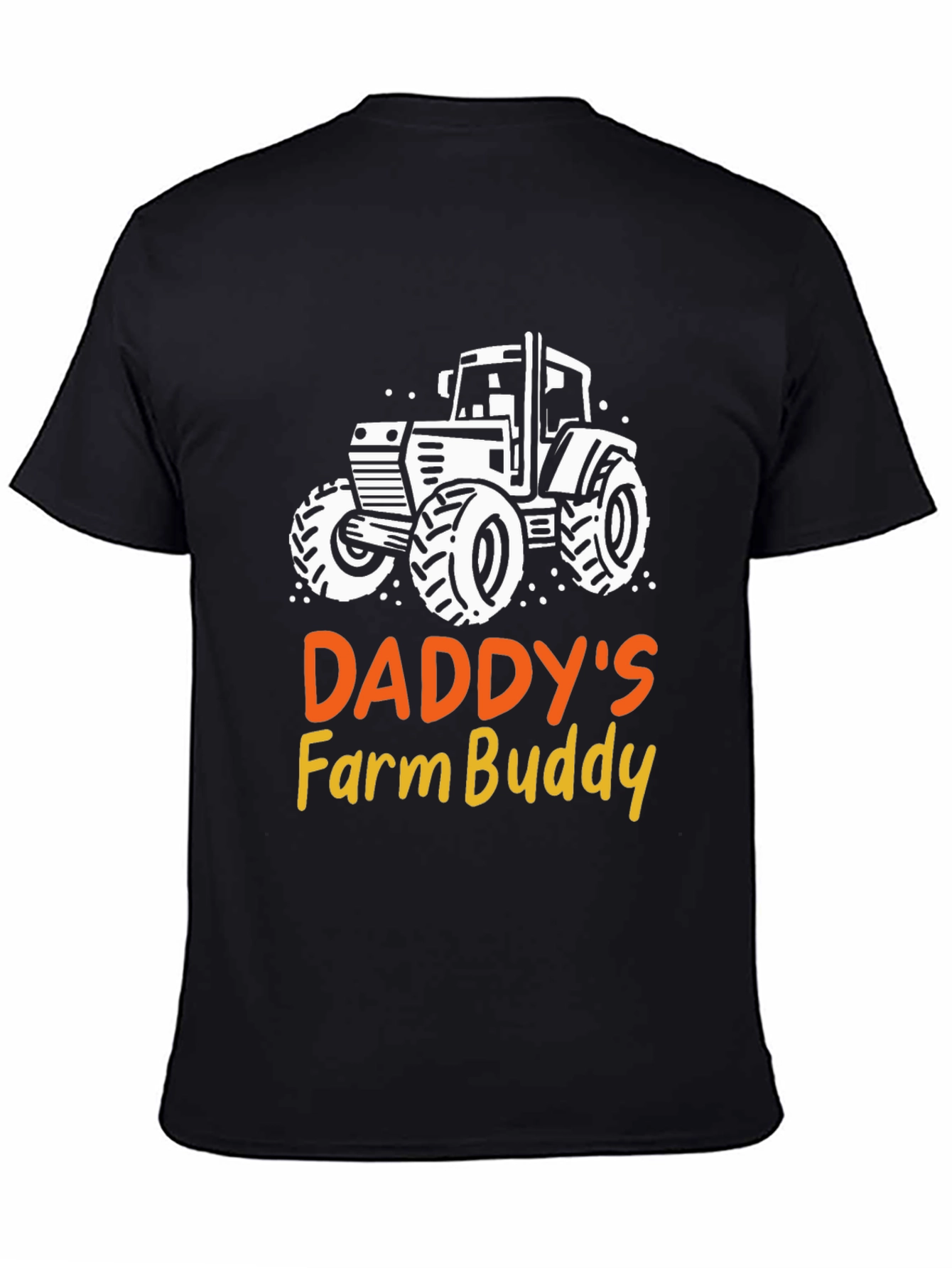 Daddys Farm Buddy Black T-Shirt