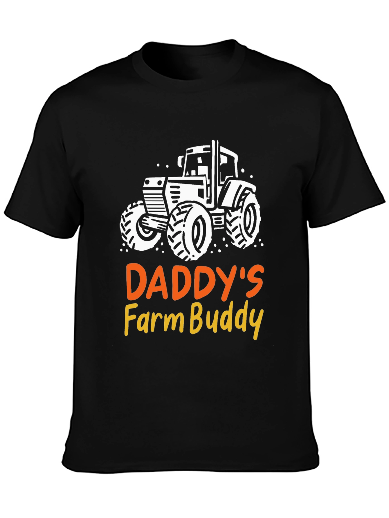 Daddys Farm Buddy Black T-Shirt