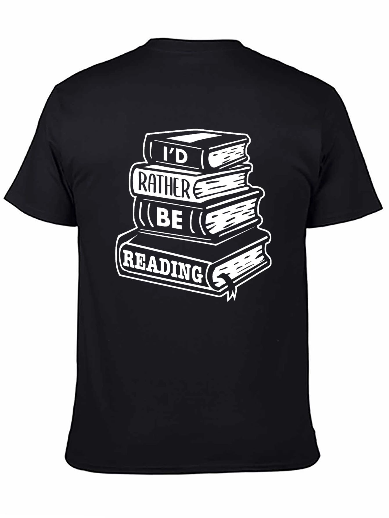 Book Lover T-Shirt - Id Rather Be Reading Tee